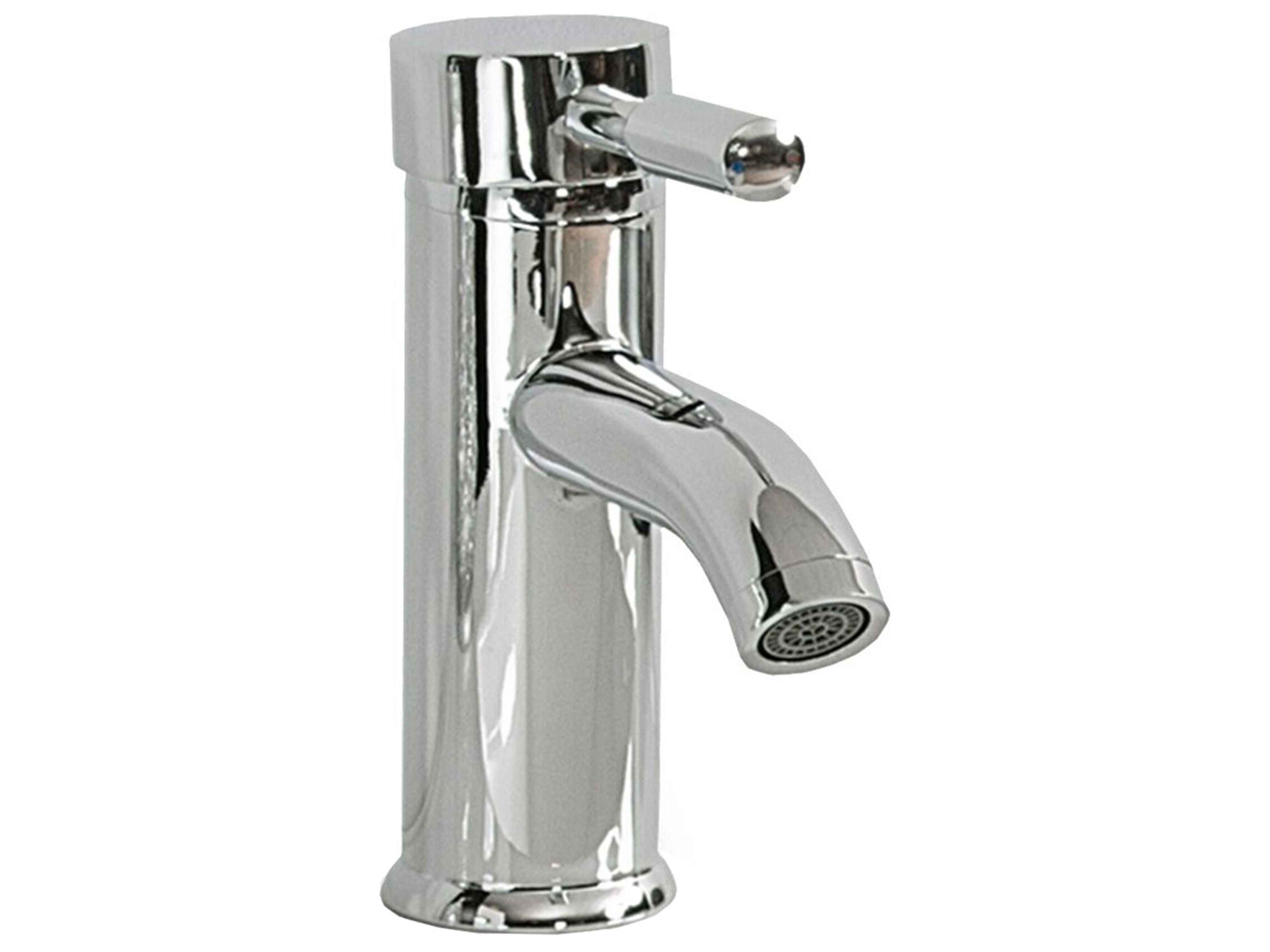 Basin Mixer Tap RUSUMO Brass Silver