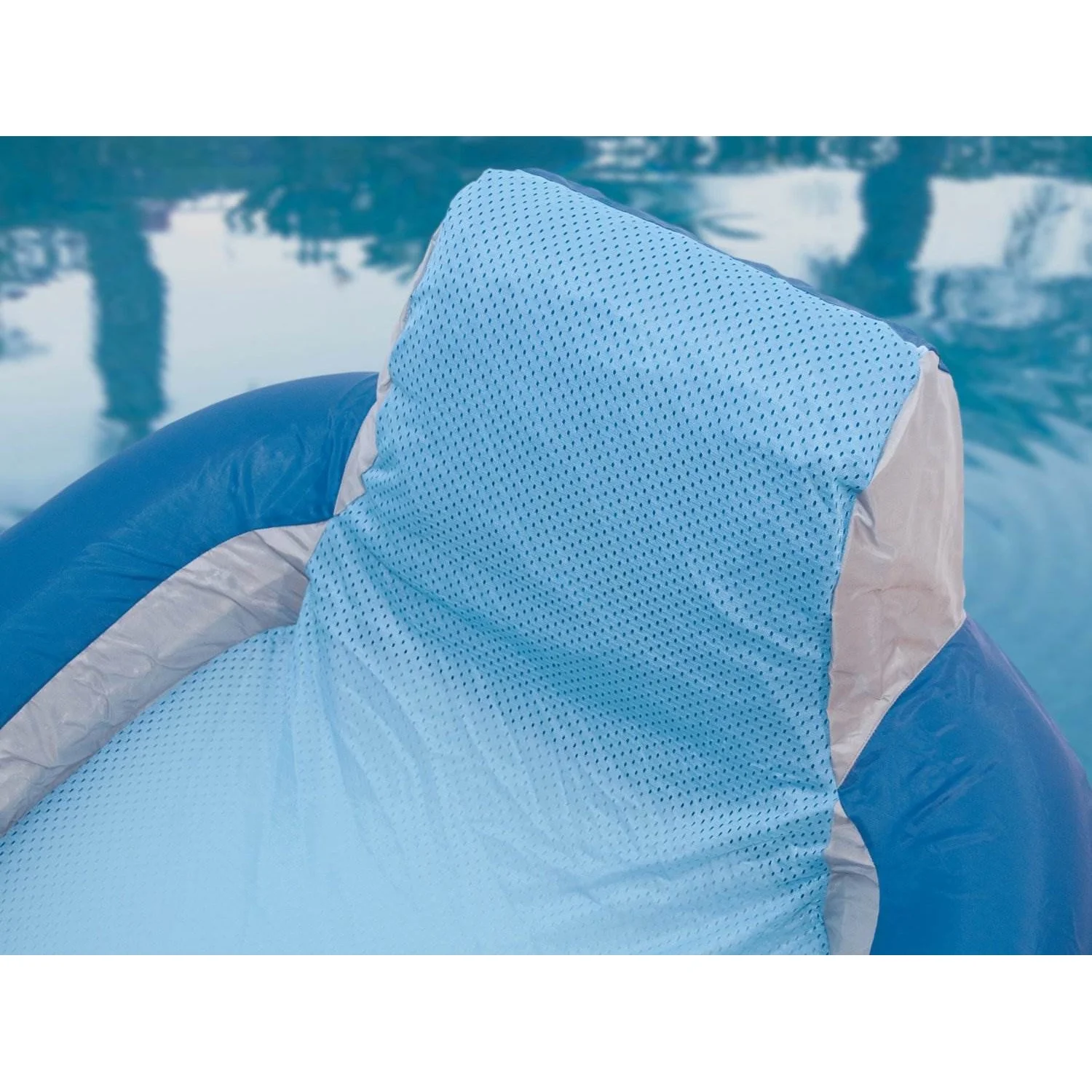 Kelsyus Floating Pool Lounger Inflatable Chair w/ Cup Holder Blue (2 Pack) 80014 - Image 14