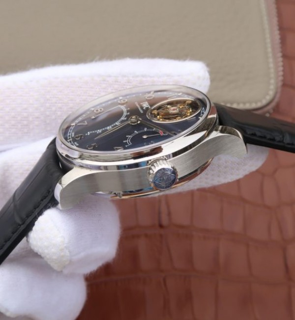 Replica IWC AZ Portuguese Tourbillon IW5046 Blue Dial - Top club