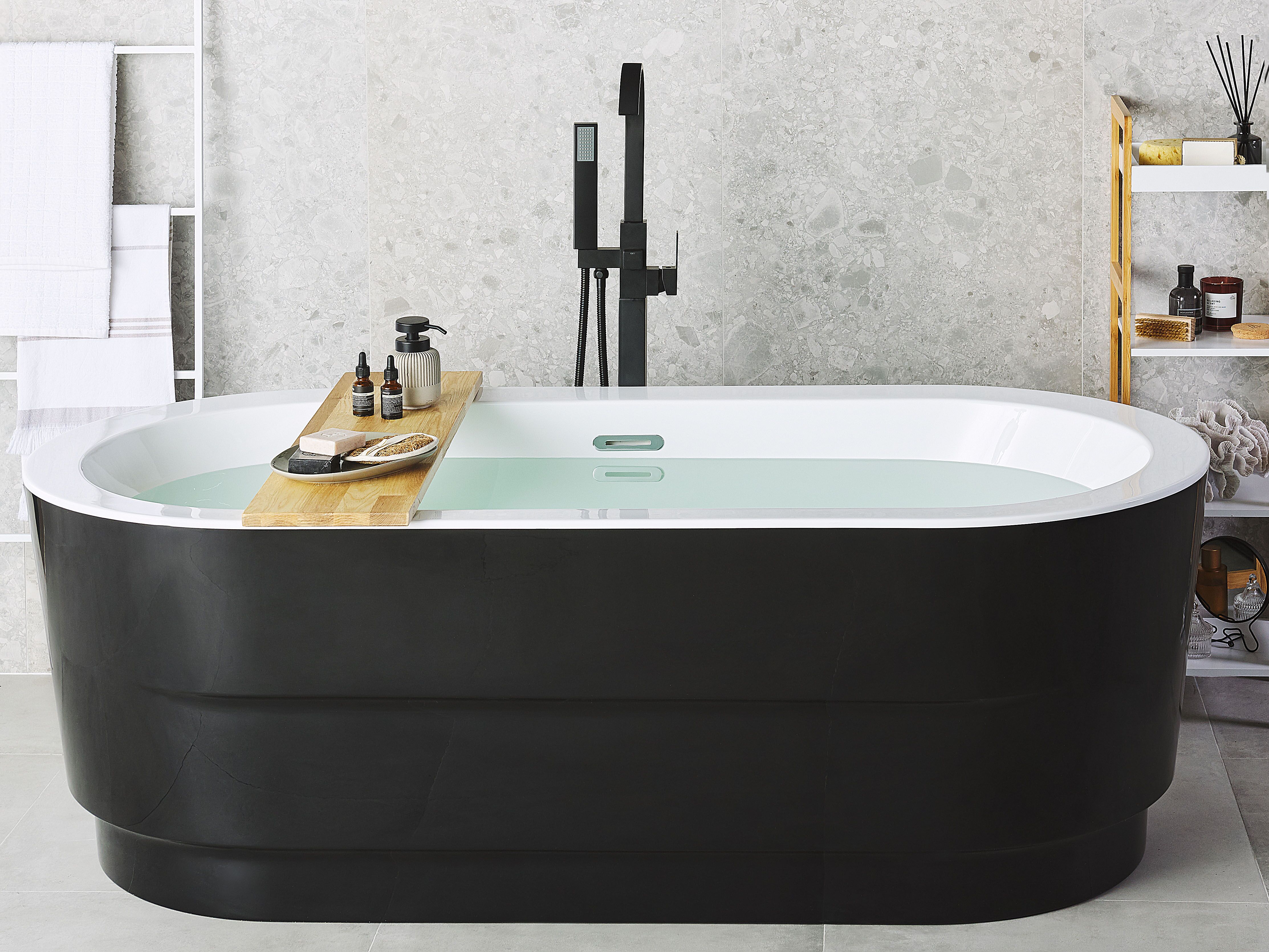 Freestanding Bathtub EMPRESA 1700 x 800 mm Black