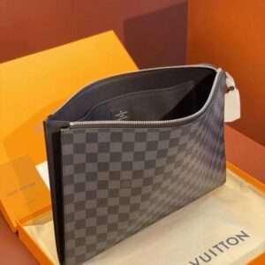 Louis Vuitton Handbag Men’s Black With Wallet 25cm1:1High-quality replica