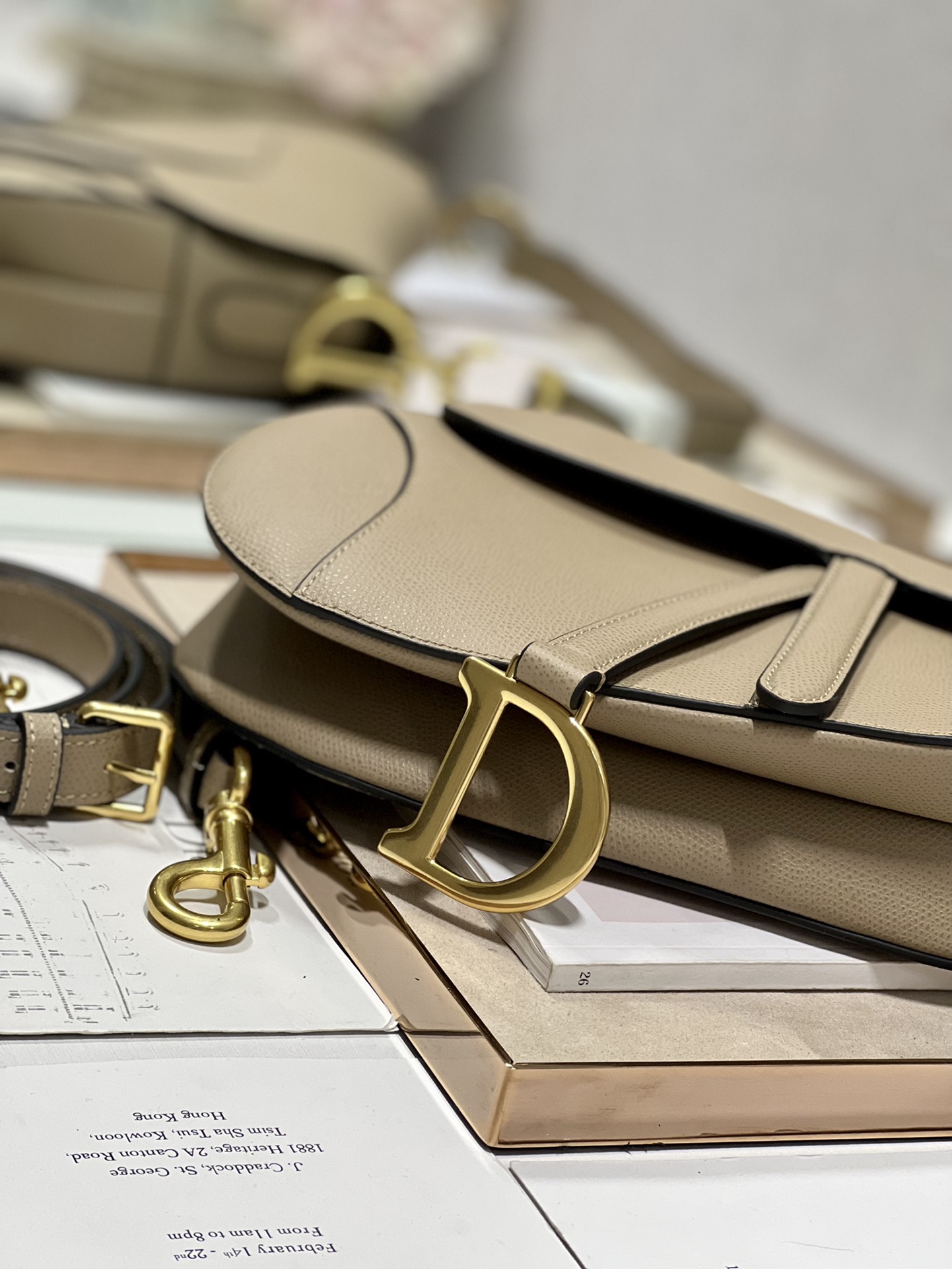 Dior Christian Saddle Bag With Strap Brown For Women 10in/25.5cm1:1High-quality replica