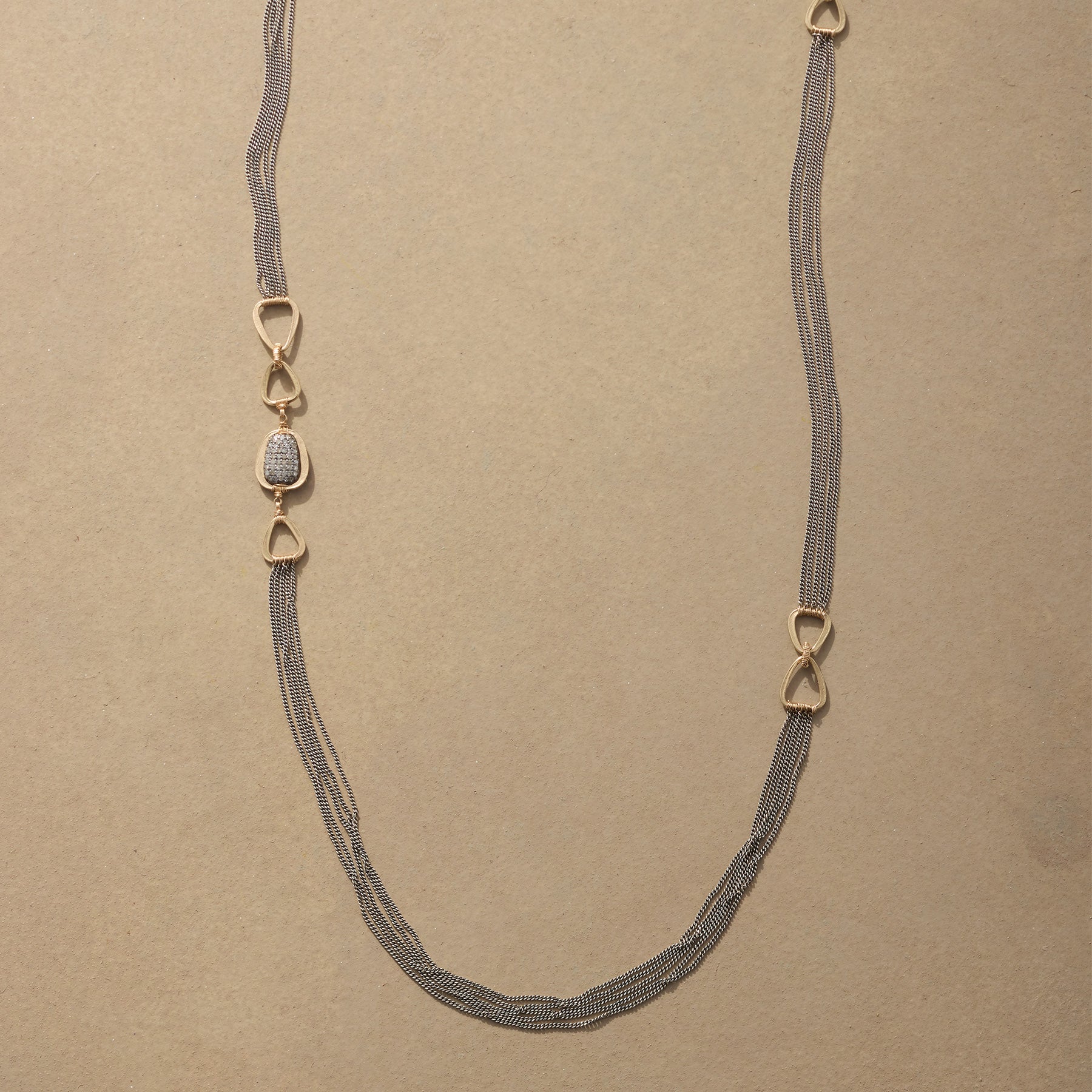 Black Tie Necklace - Sundance Clothing