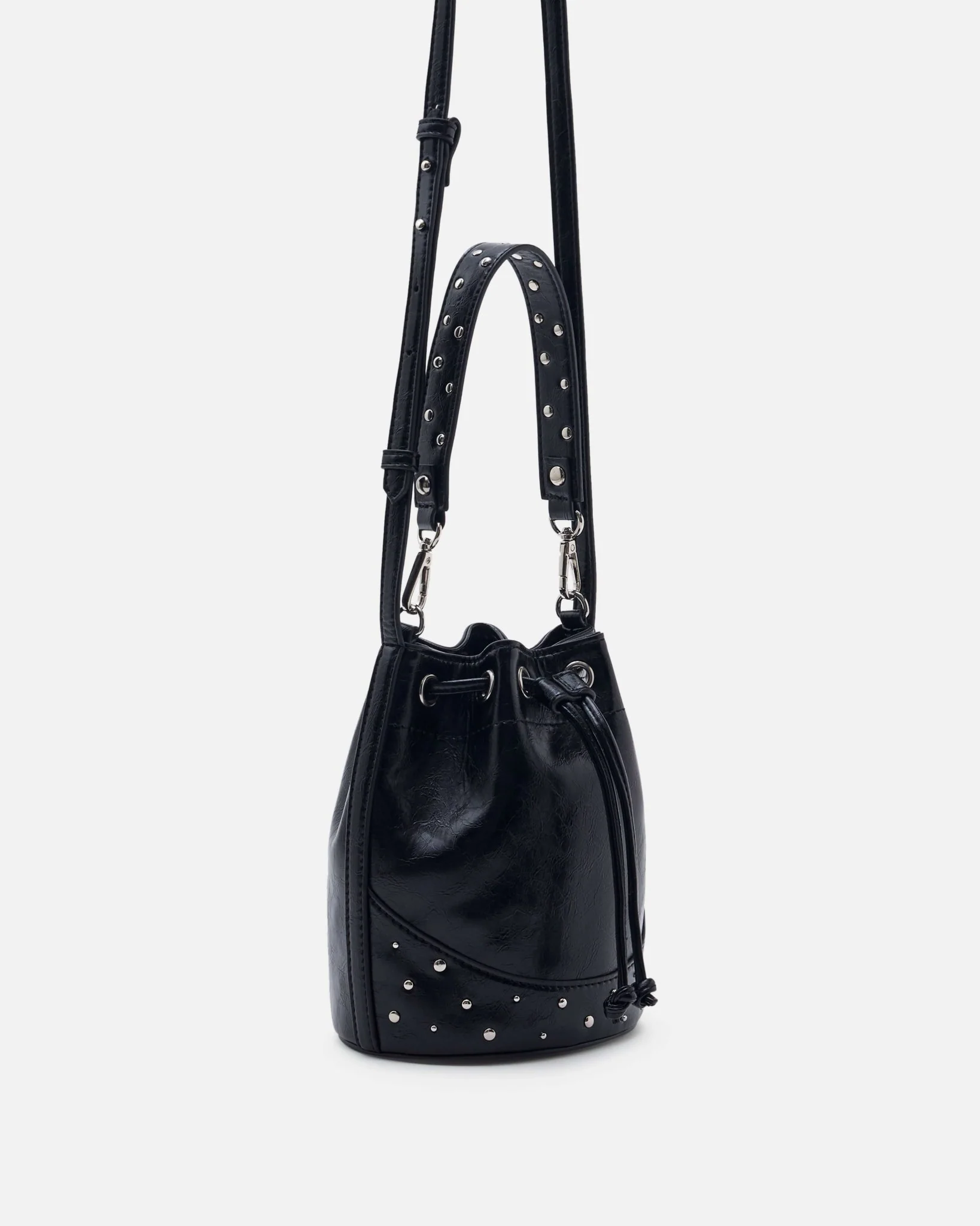 SAC BILY/STUD NOIR - Sac seau avec détails cloutés
