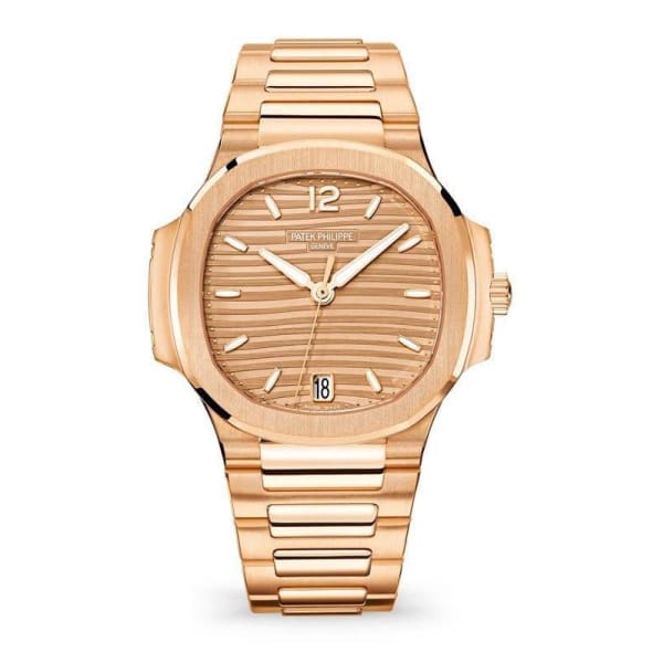 Patek Philippe Nautilus Rose Gold 7118-1R-010 with Golden Brown Opaline dial(1:1 replica) - Top club