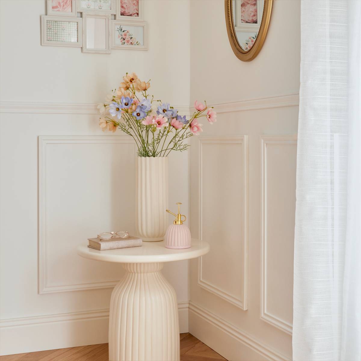 Vase "Ocea" White, H.36.5 cm