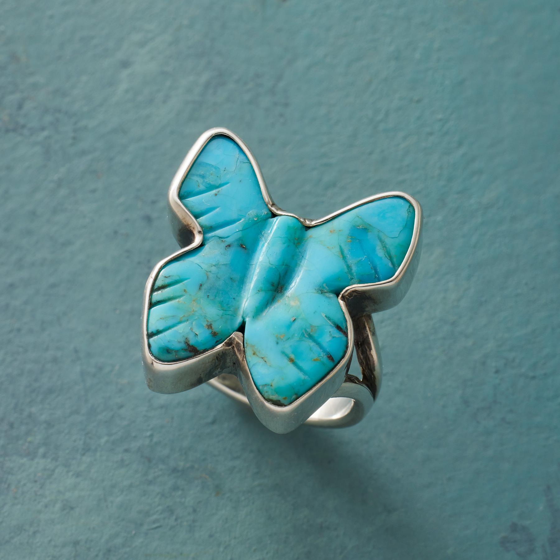 Carved Butterfly Ring - Sundance Clothing
