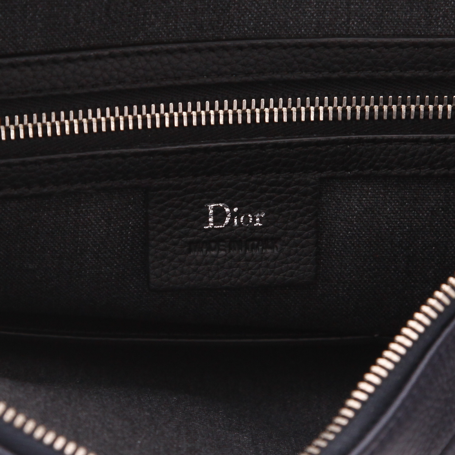 Dior Messenger shoulder bag in navy blue grained leather1:1High-quality replica