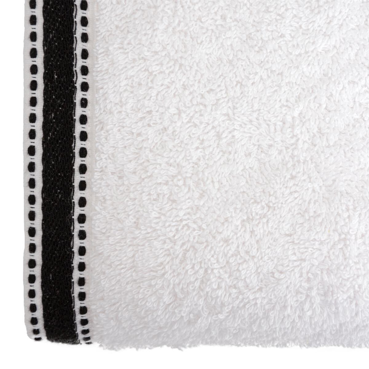 Bath towel "Joia", cotton White, 100x150 cm, 550 g/m&sup2;