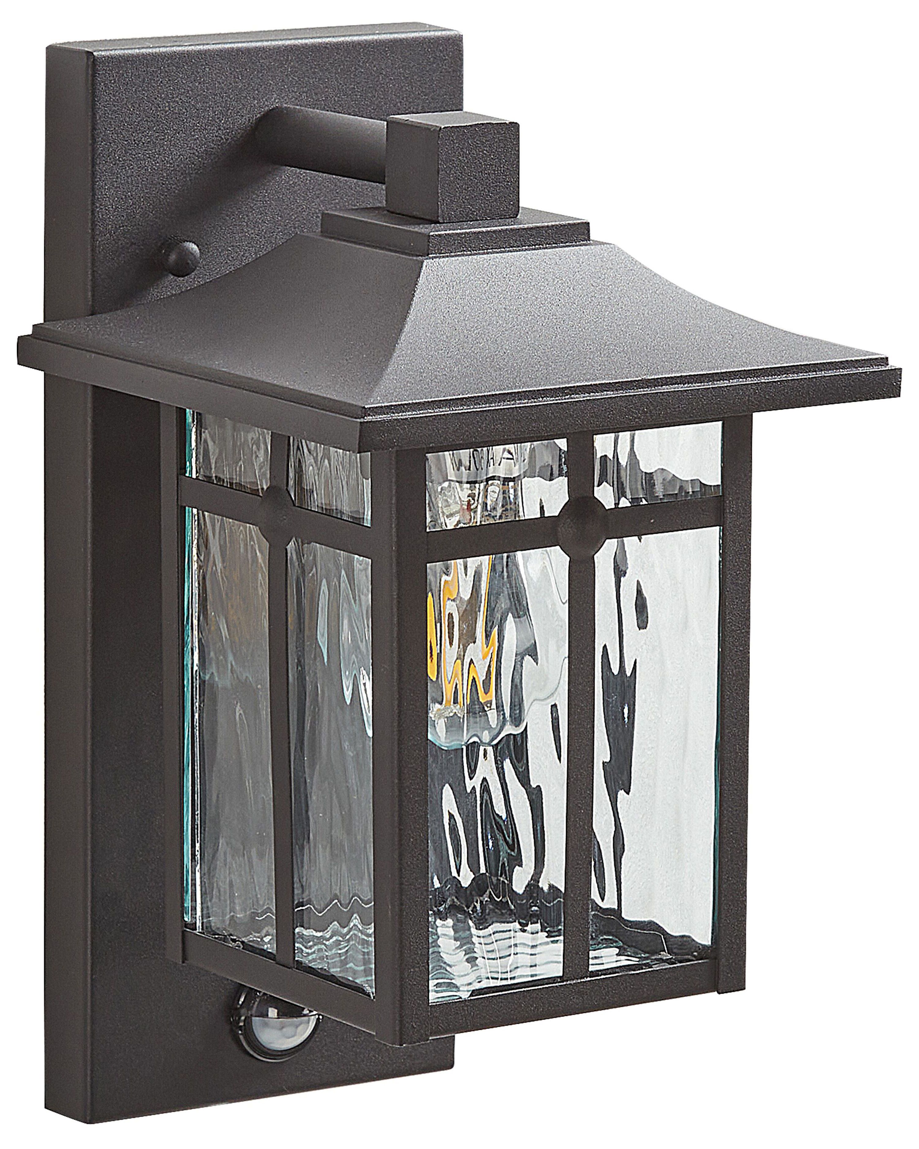 Outdoor Wall Light TEVIOT with Motion Sensor Black