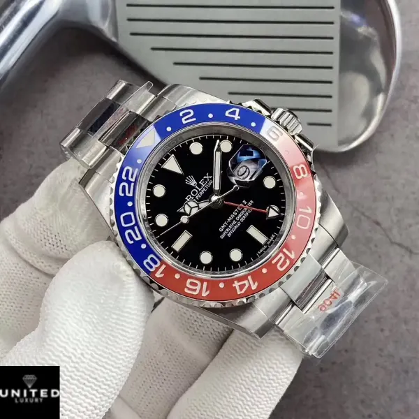 Rolex GMT-Master II 40mm Black Dial 126710BLRO Oyster Replica - Elite Watch Atelier