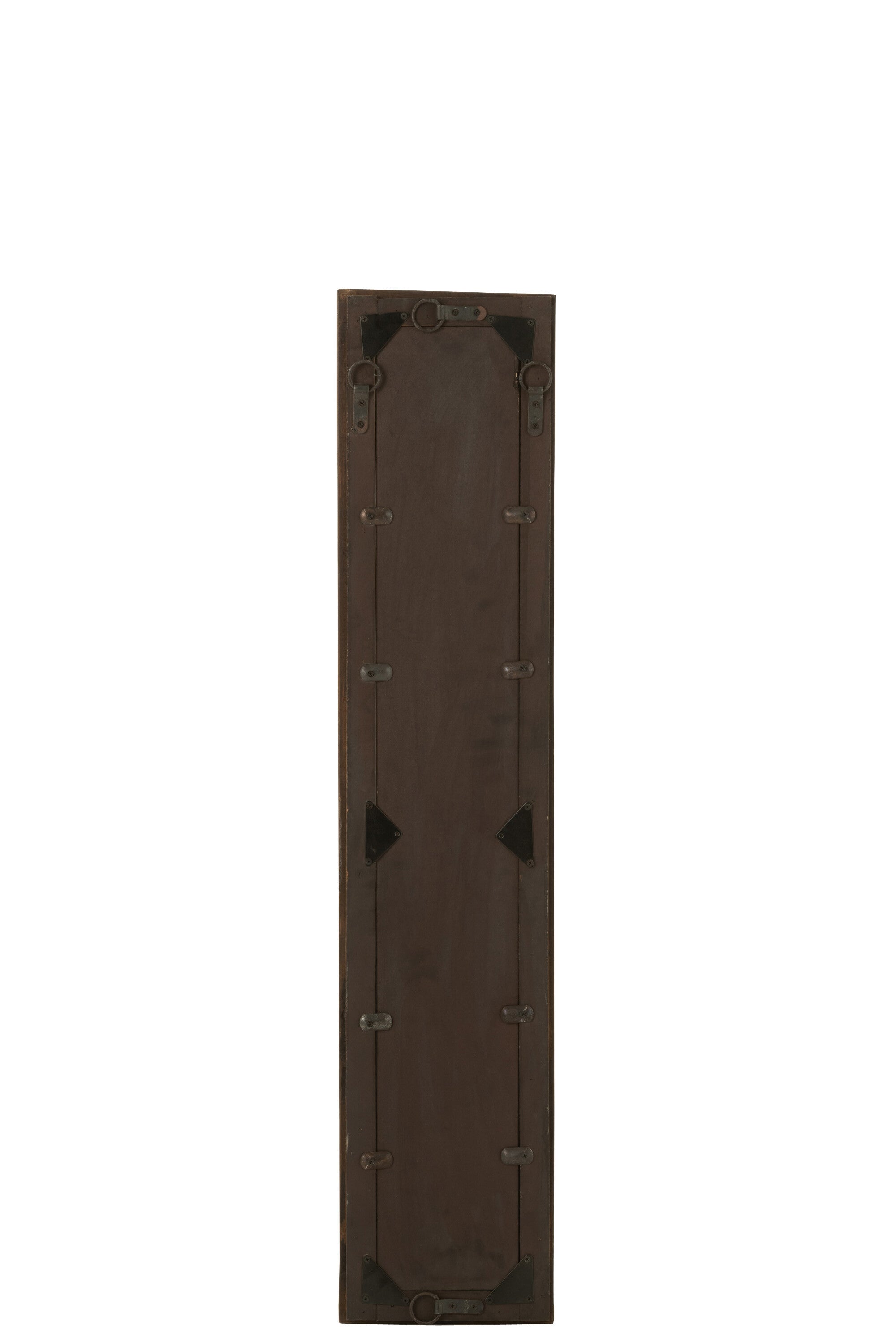 J-Line spiegel Rechthoek - hout - bruin - small - 120 x 24 cm
