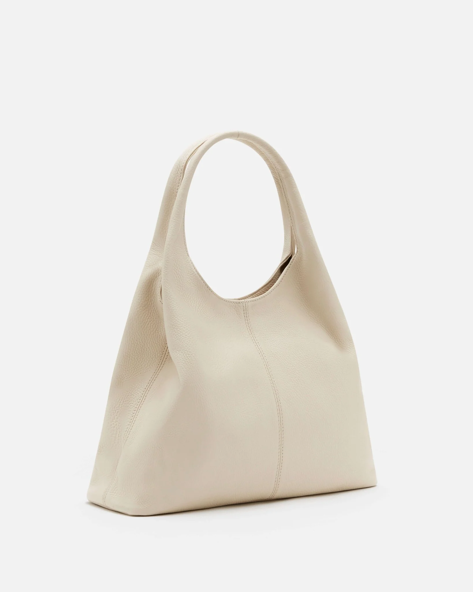 SAC ATIKA/GR IVOIRE - Sac en cuir porté épaule