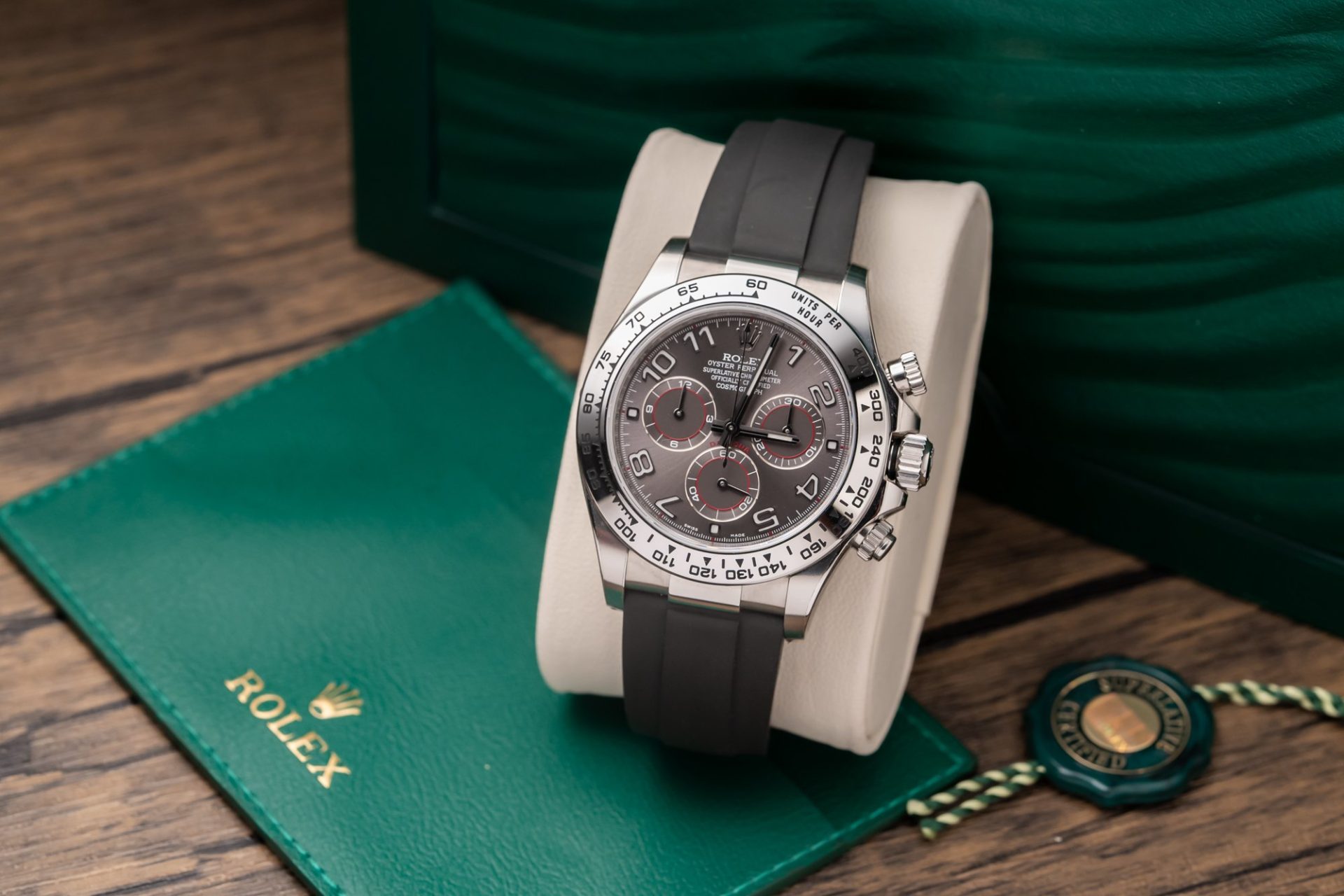 Rolex Replica 1:1 Watch Daytona 116509 Gray Dial Arabic Numerals 40mm - Elite Watch Atelier