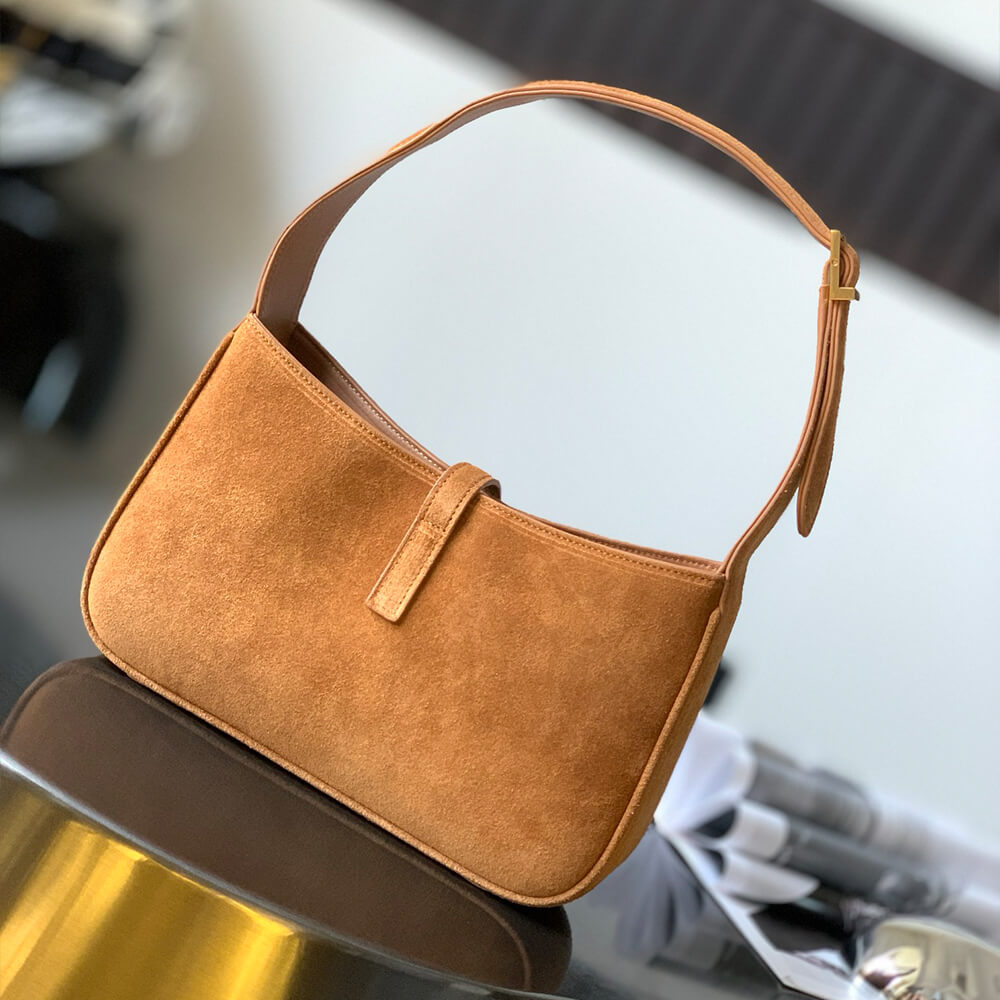 YSL LE 5 A 7 Hobo Bag In Suede1:1High-quality replica