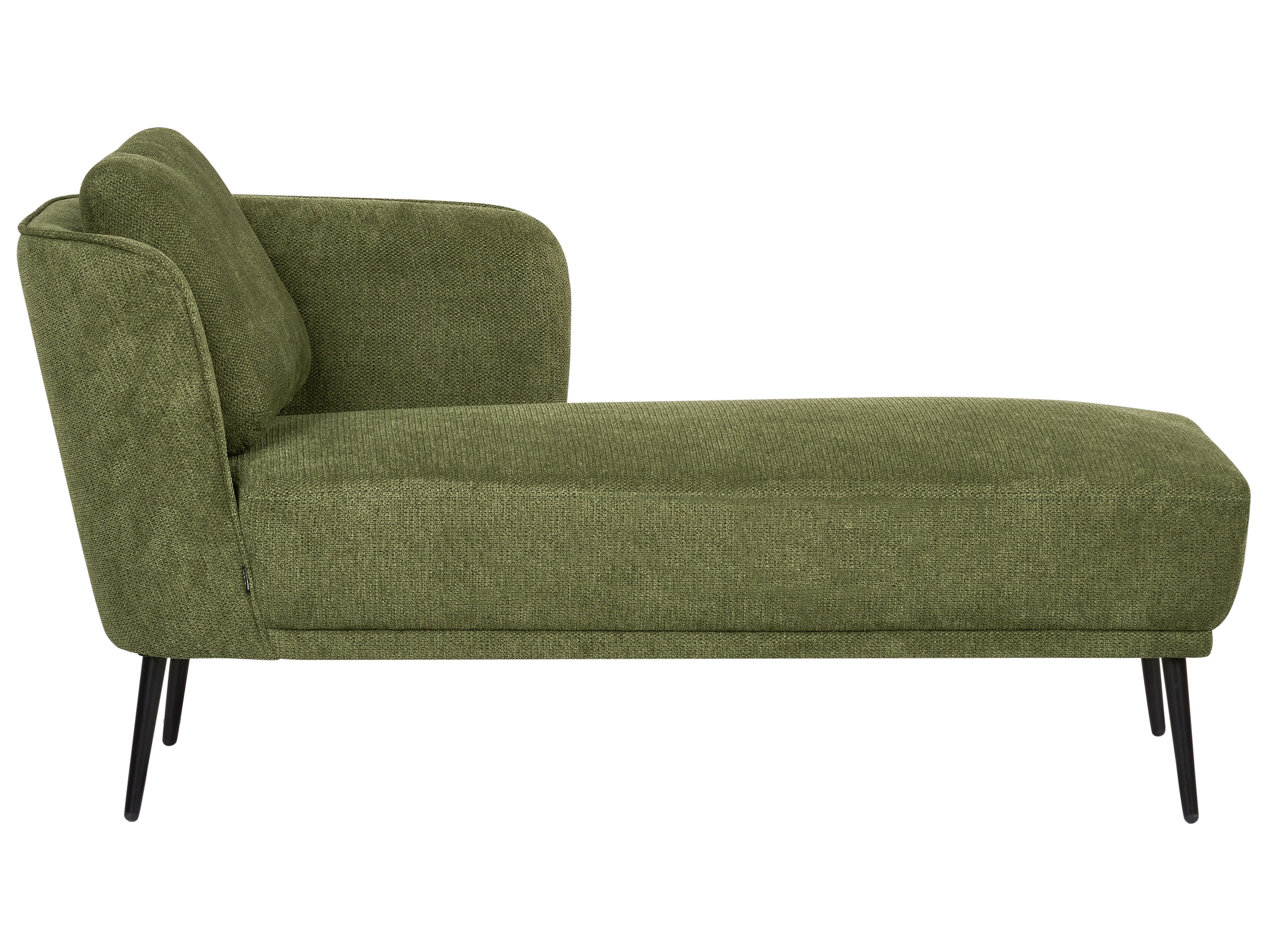 Left-Hand Chaise Lounge ARTHEZE Fabric Dark Green