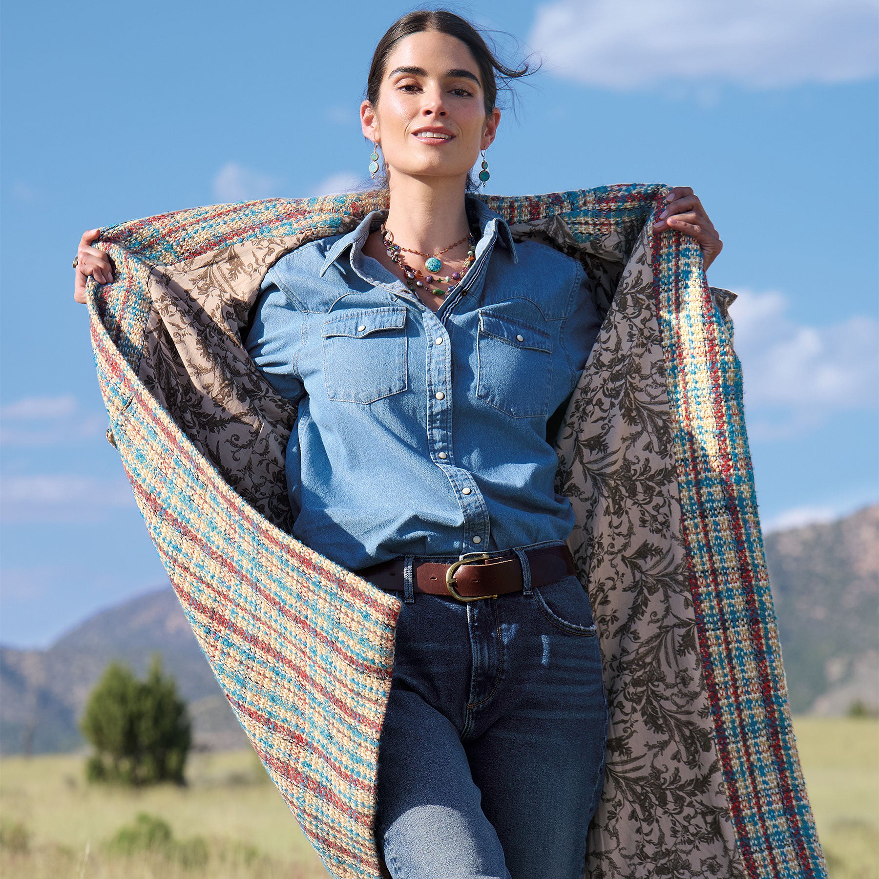 Hanna Tweed Coat, Petite - Sundance Clothing