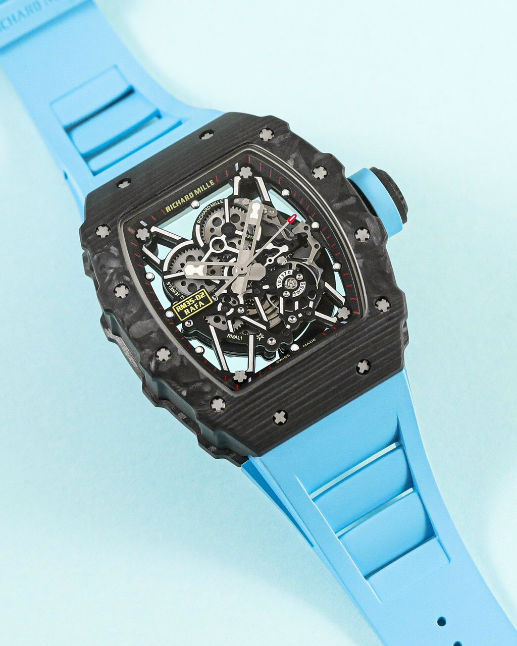 Richard Mille Replica 11 Watch RM 35-02 Rafael Nadal Blue 44mm - Top club