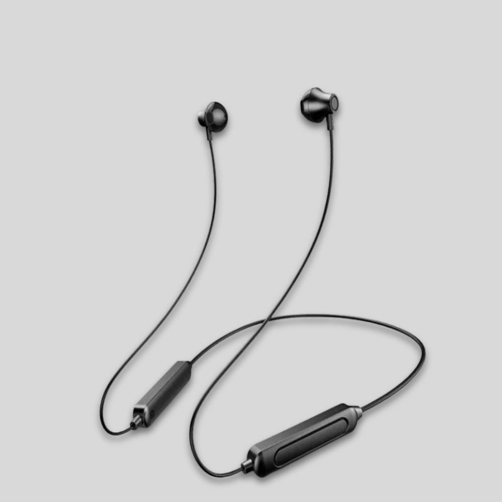 Lichtgewicht Bluetooth Oortelefoon met Nekband voor Sport – Draadloos, 12 Uur Batterijduur, Zweetbestendig