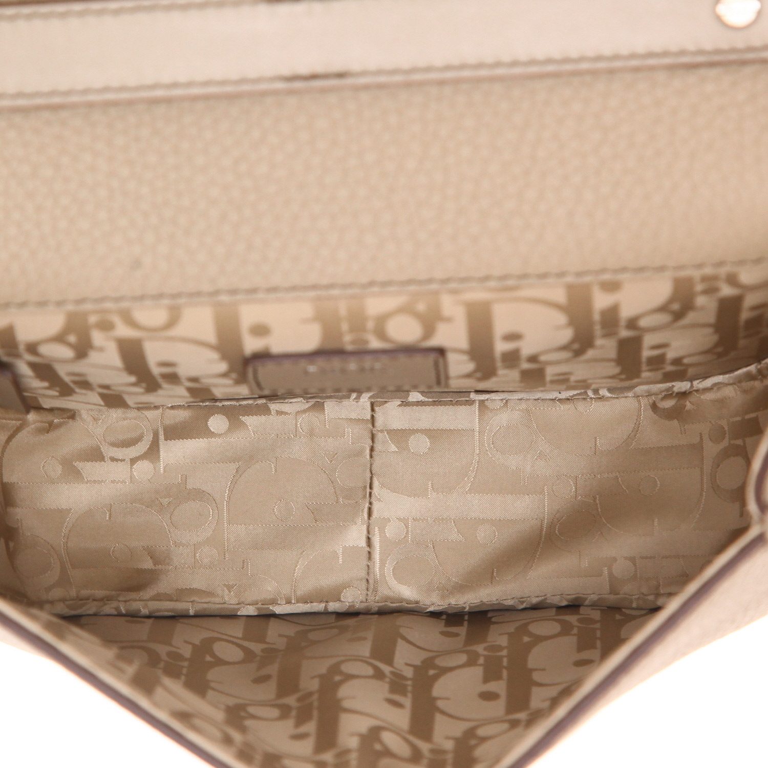 Dior Gallop shoulder bag in taupe grained leather1:1High-quality replica