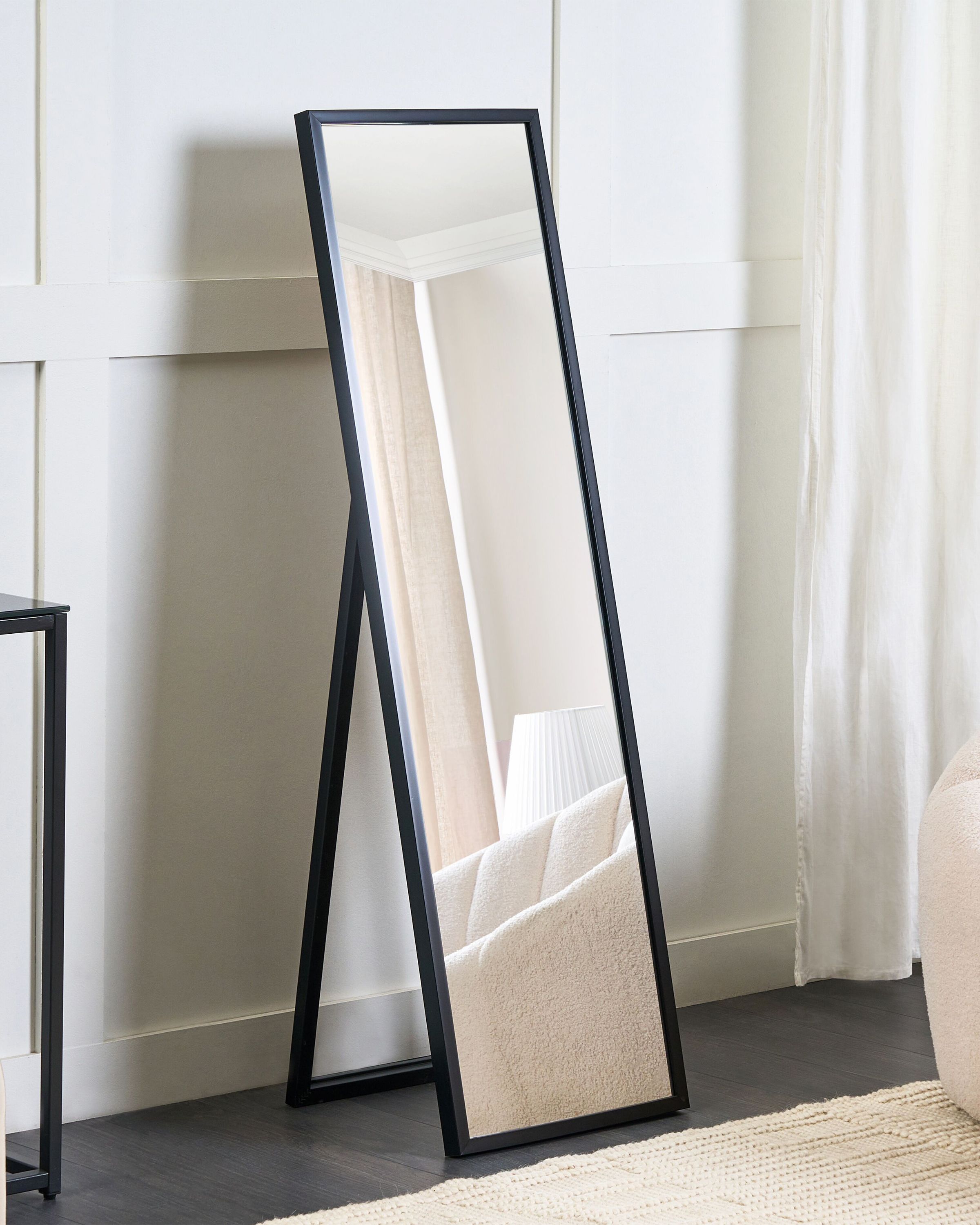 Standing Mirror TORCY 140 cm Black