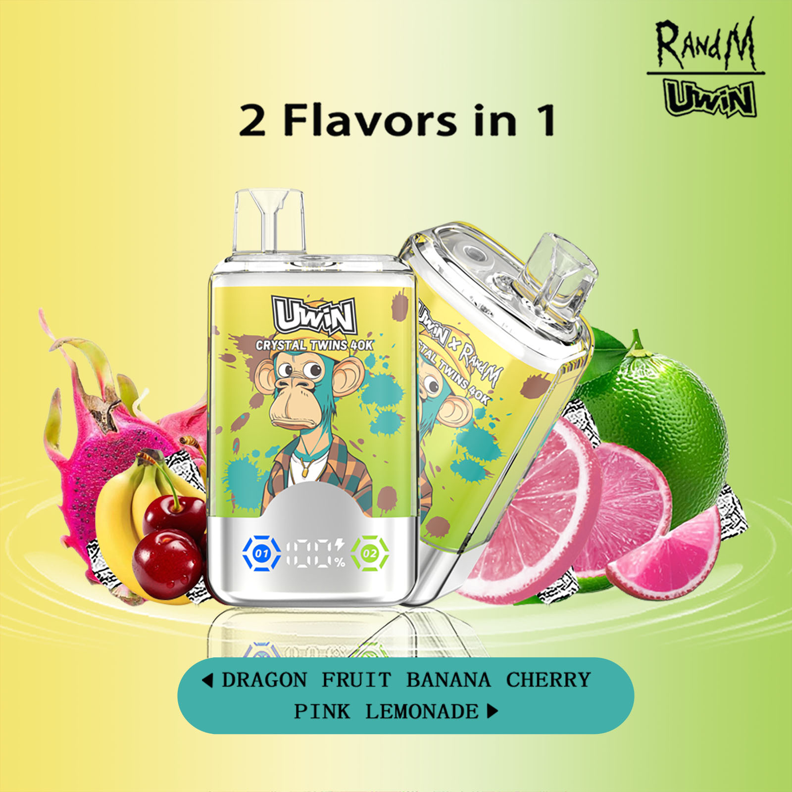 Uwin Crystal Twins 40K Disposable Vape