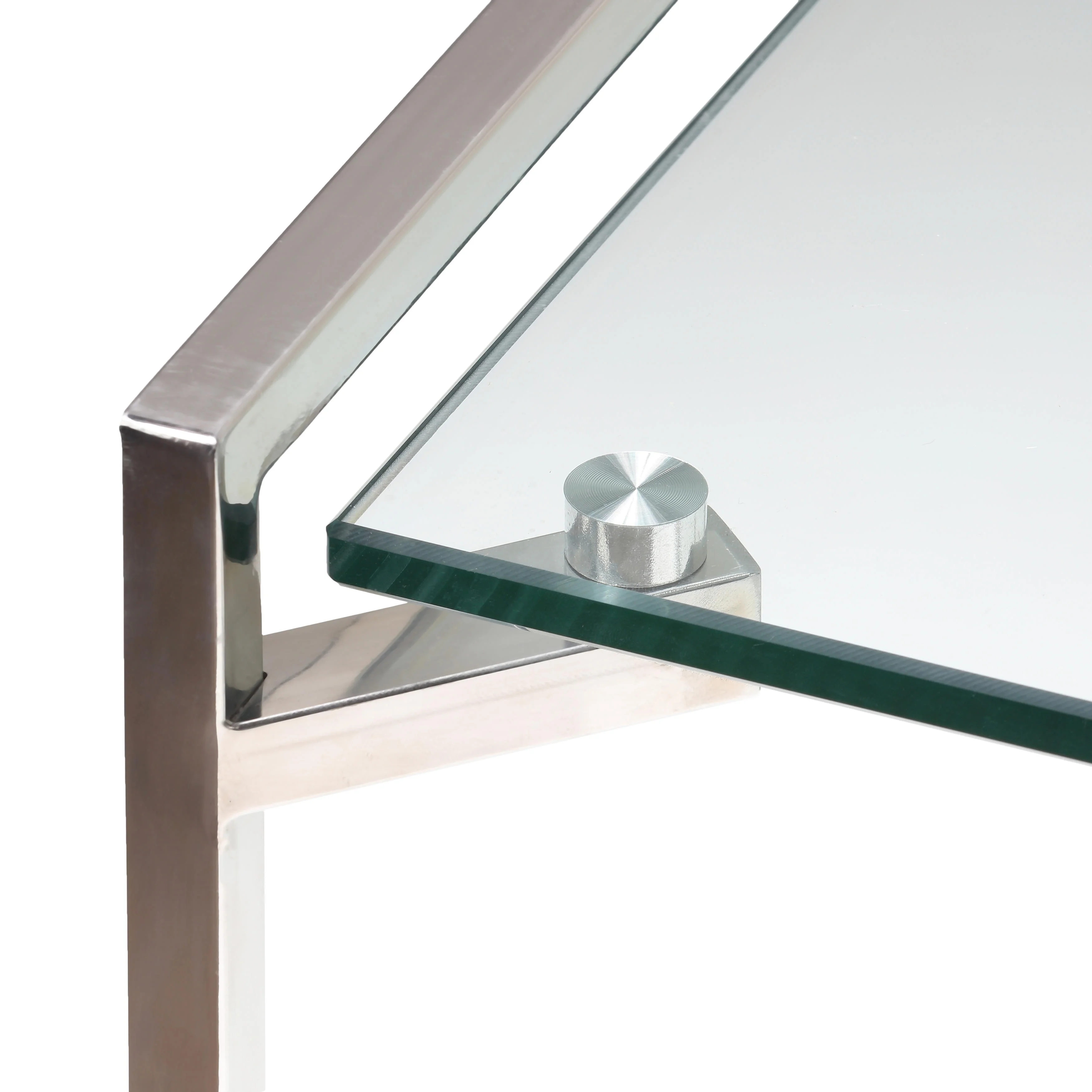 Cortesi Home  Celia Glass Coffee Table, 30