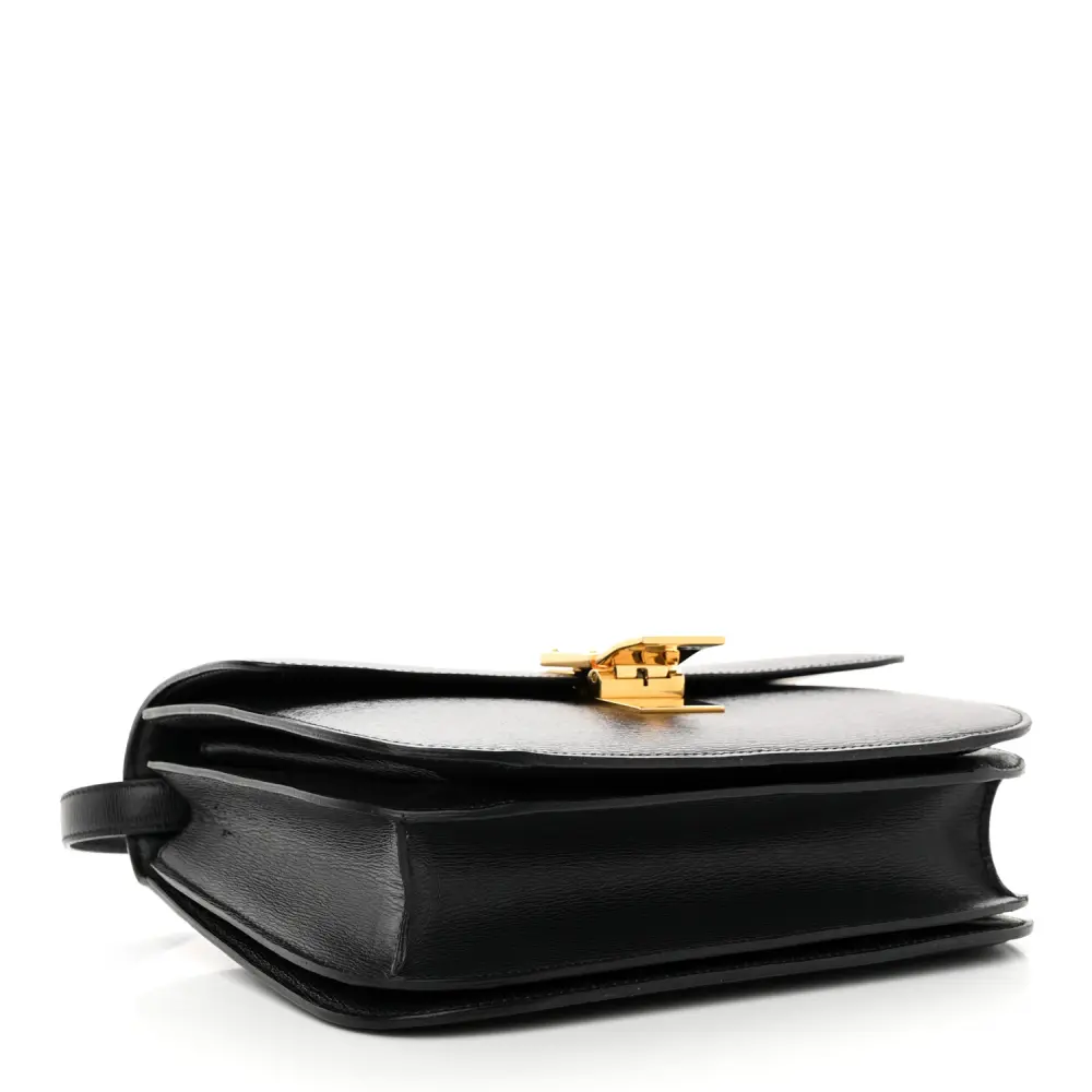 Mirror Quality Celine Black Liege Calfskin Box Bag Replica1:1High-quality replica