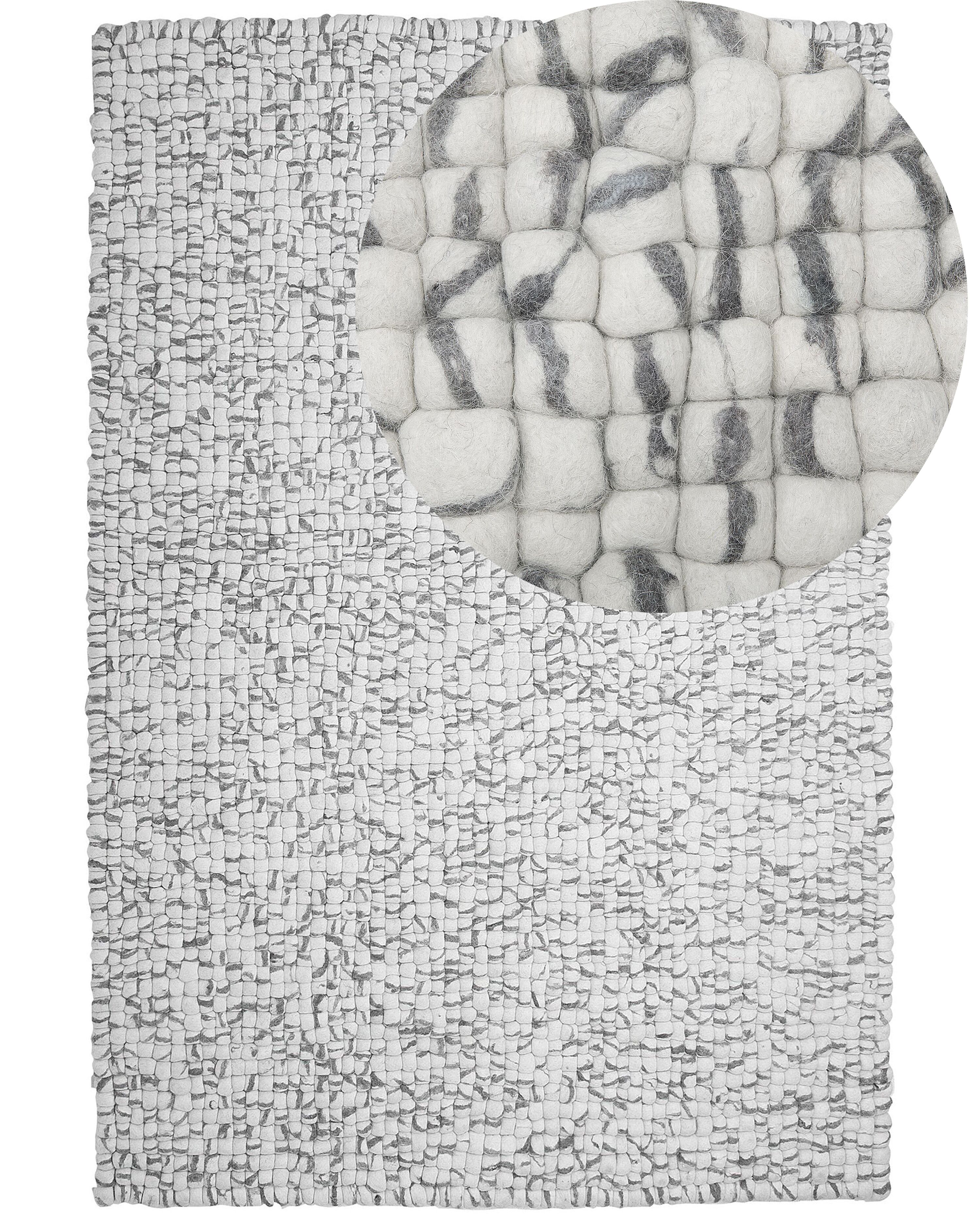 Rug AMDO Light Grey 160 x 230 cm