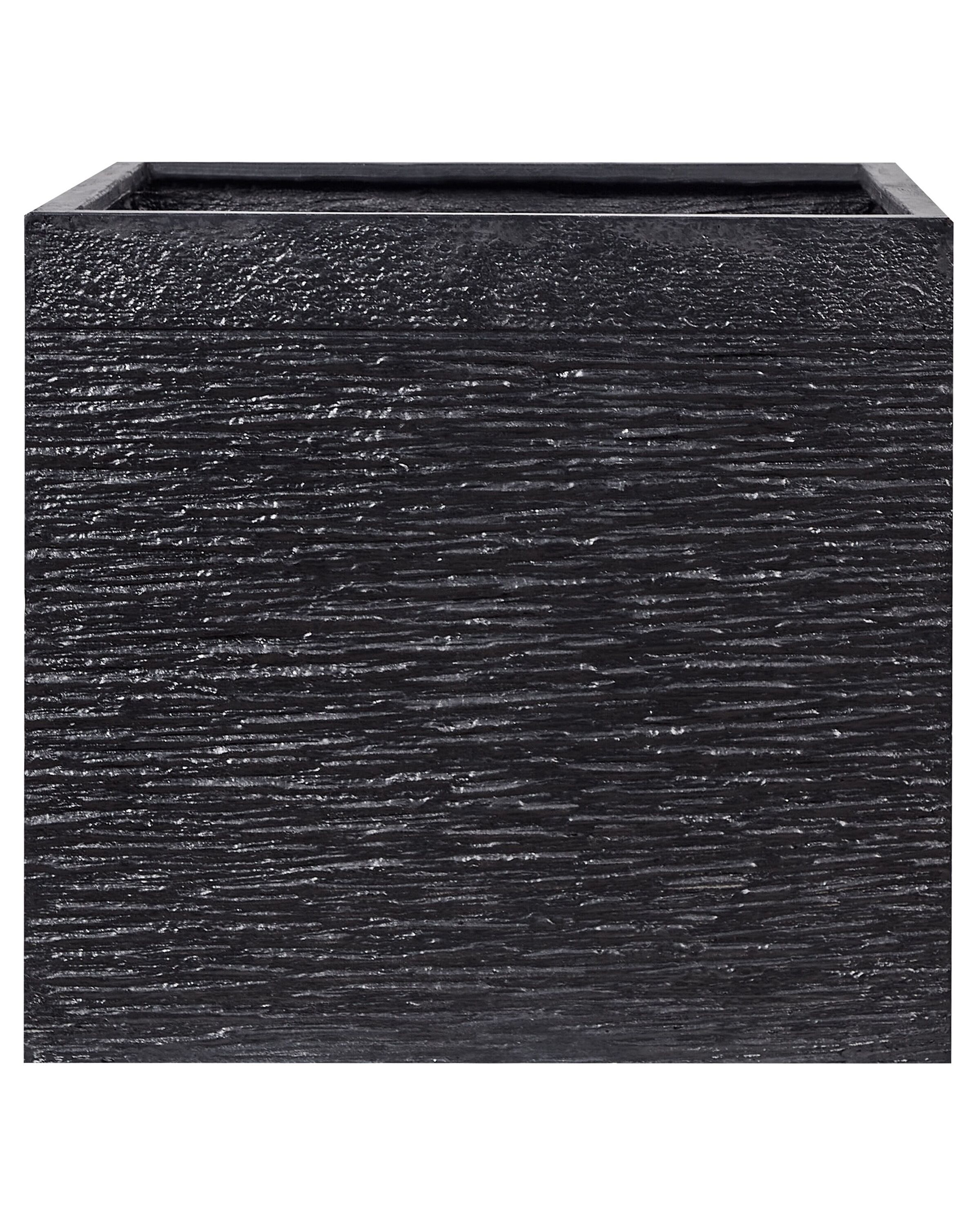 Plant Pot PAROS 50 cm Black
