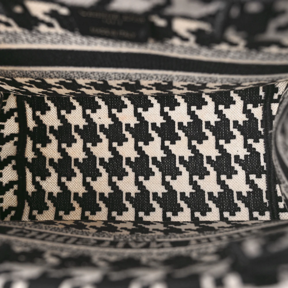 Premium Dior Houndstooth Canvas Superfake Handbag Online1:1High-quality replica