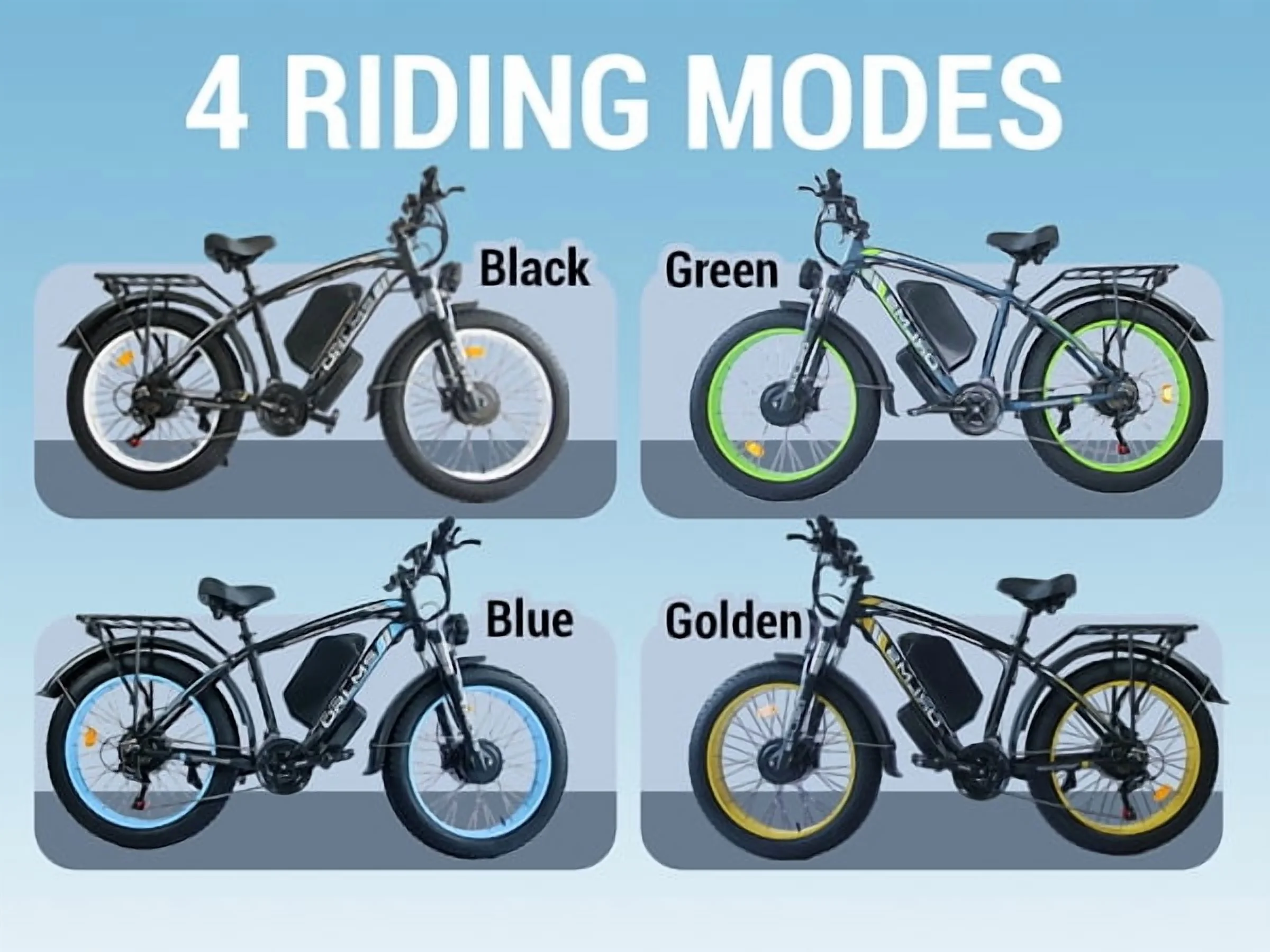 5000w Peak Dual Motor Electric Bike, 26" Fat Tire Shimano 21 Speed 45 MPH Commuter Mtb, 60V 25AH Front Suspension Ebike - Image 14