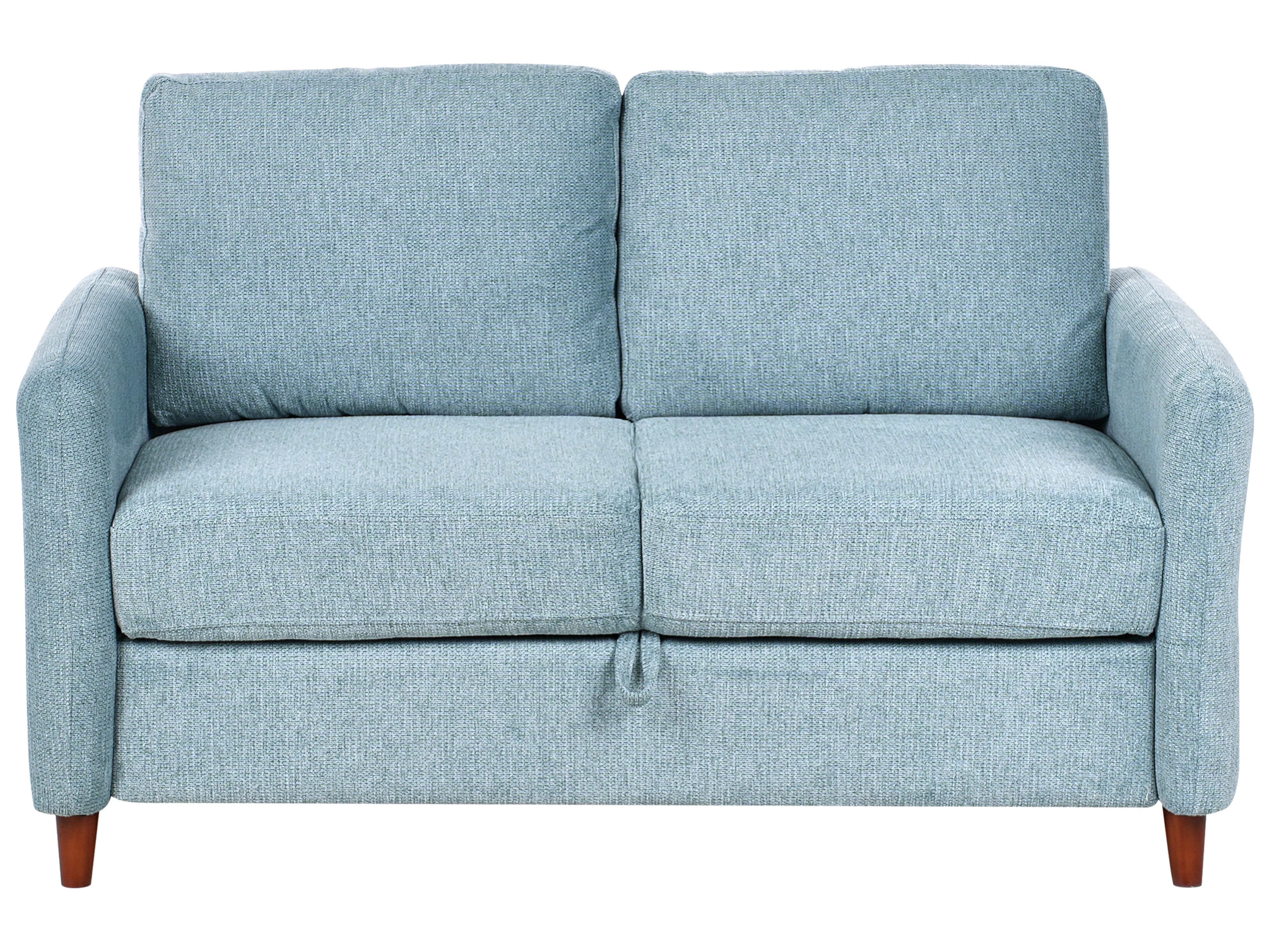 Sofa 2 Seater MARE Fabric Blue with Storage