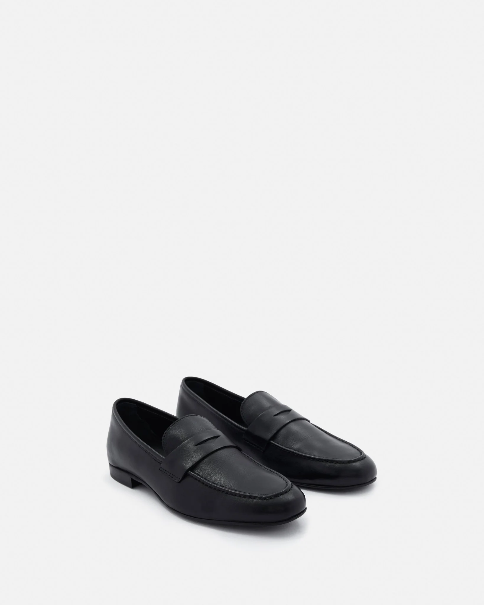 MOCASSINS ALBORO - En cuir noir