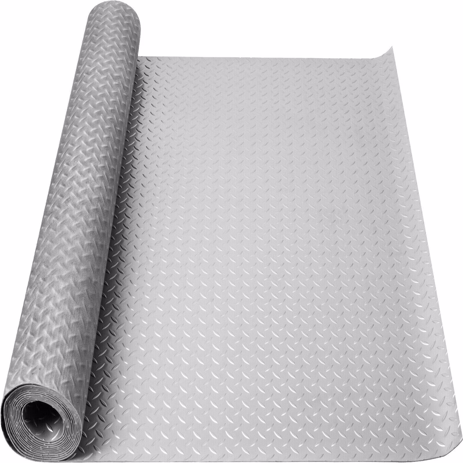 Heavy Duty Garage Flooring Mat Roll 2.5MM Thick Anti-Slip Trailer Floor Covering Raised Mat - Image 3