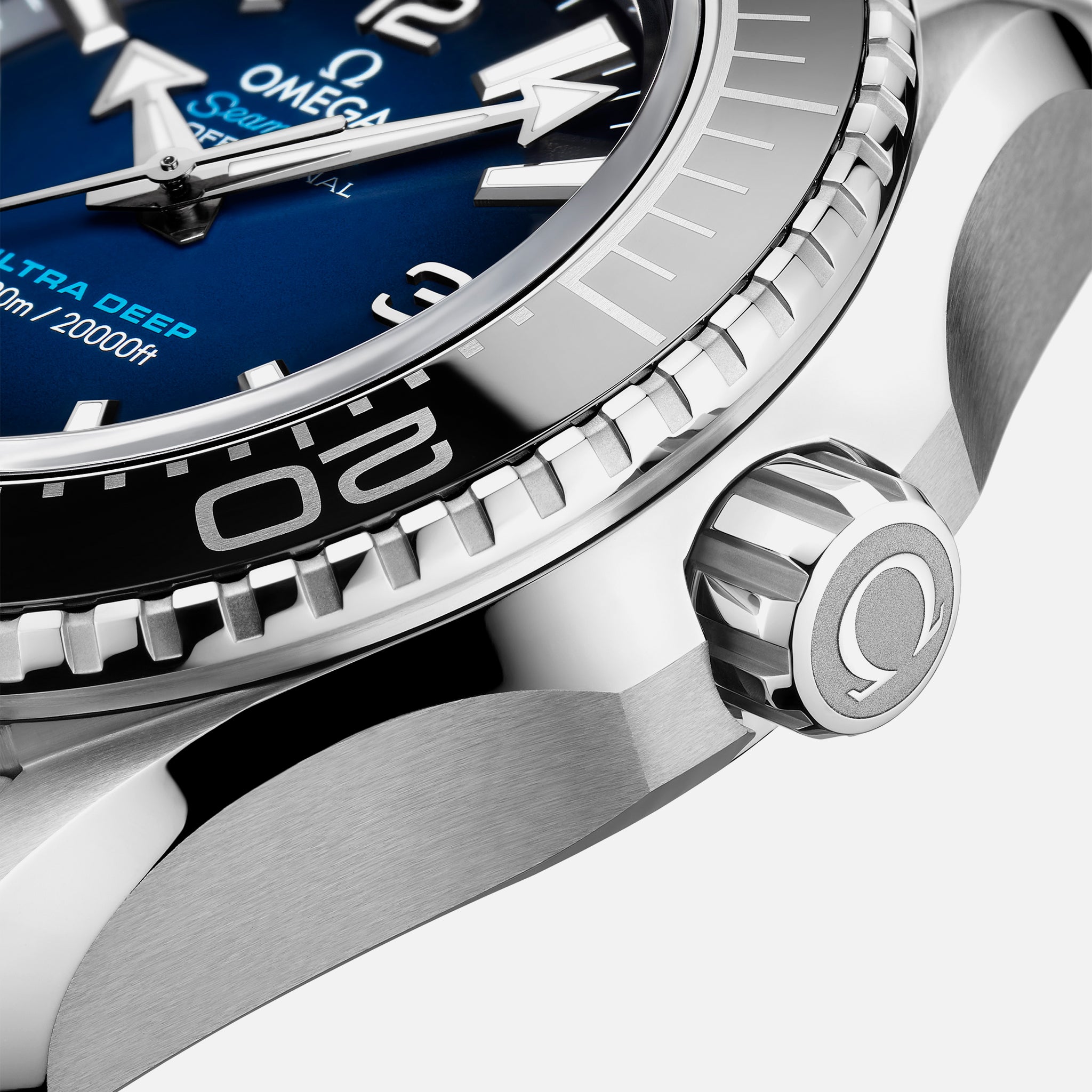 Seamaster Planet Ocean Ultra Deep Professional 6000M Co-Axial Master Chronometer 45.5mm Blue Dial On Bracelet(1:1 replica) - Top club