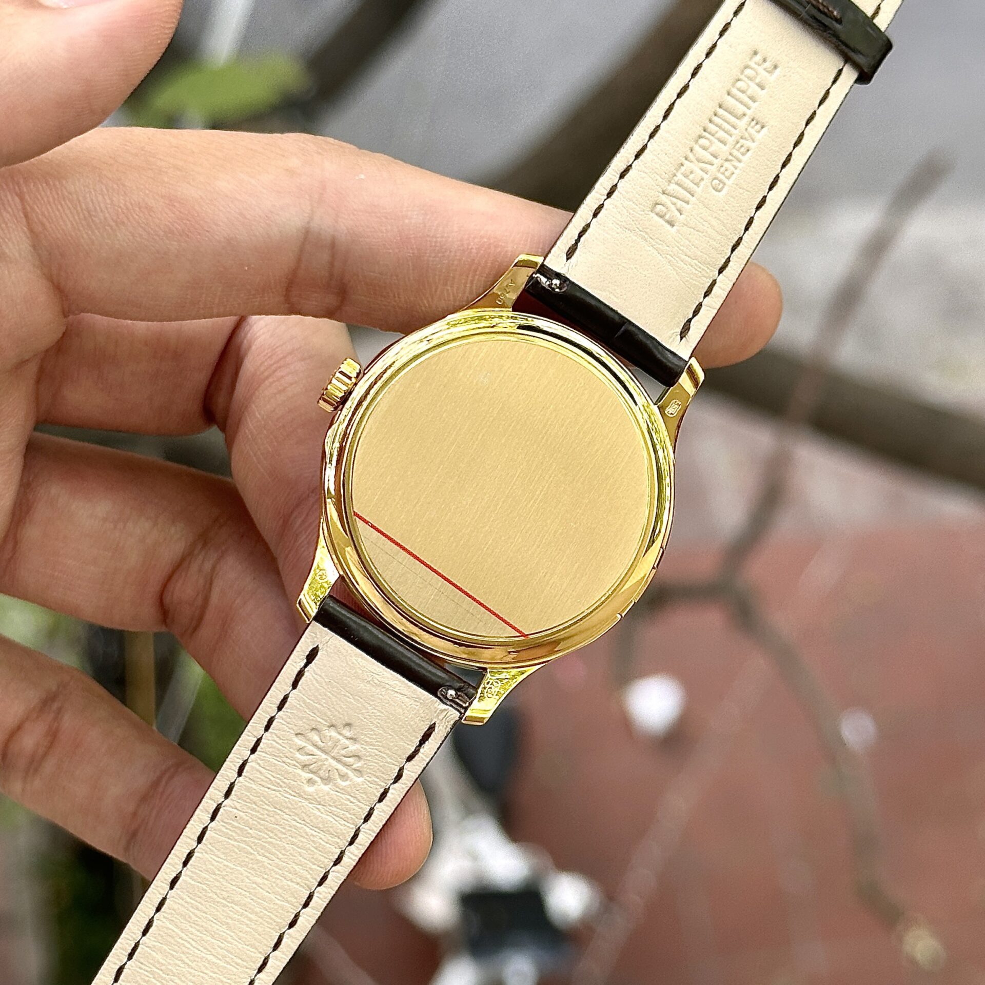 Patek Philippe Calatrava 5227J Replica Watch Leather Strap 3K Factory 39mm - Top club