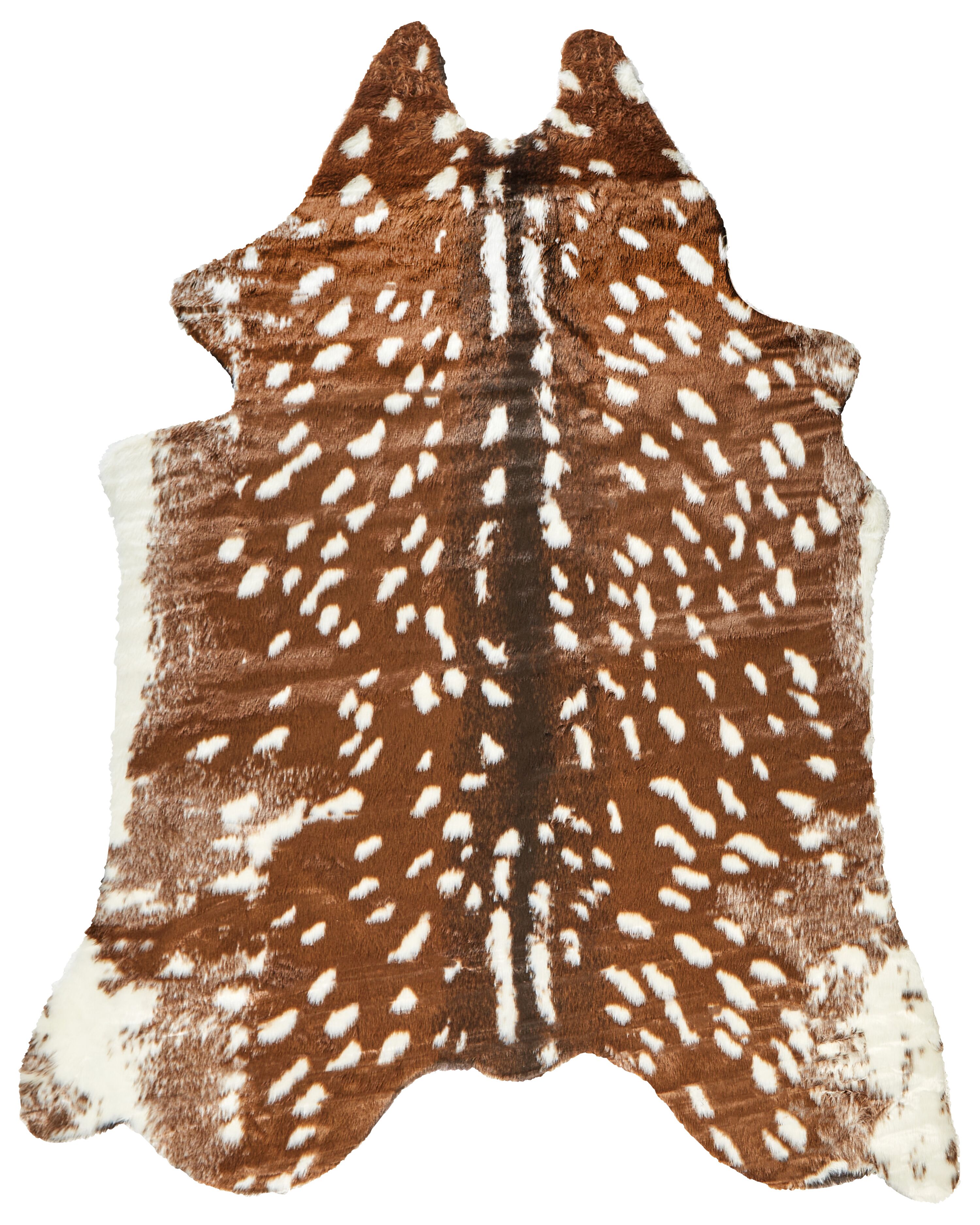 Faux Fur Rug KNOLL Brown 150 x 200 cm