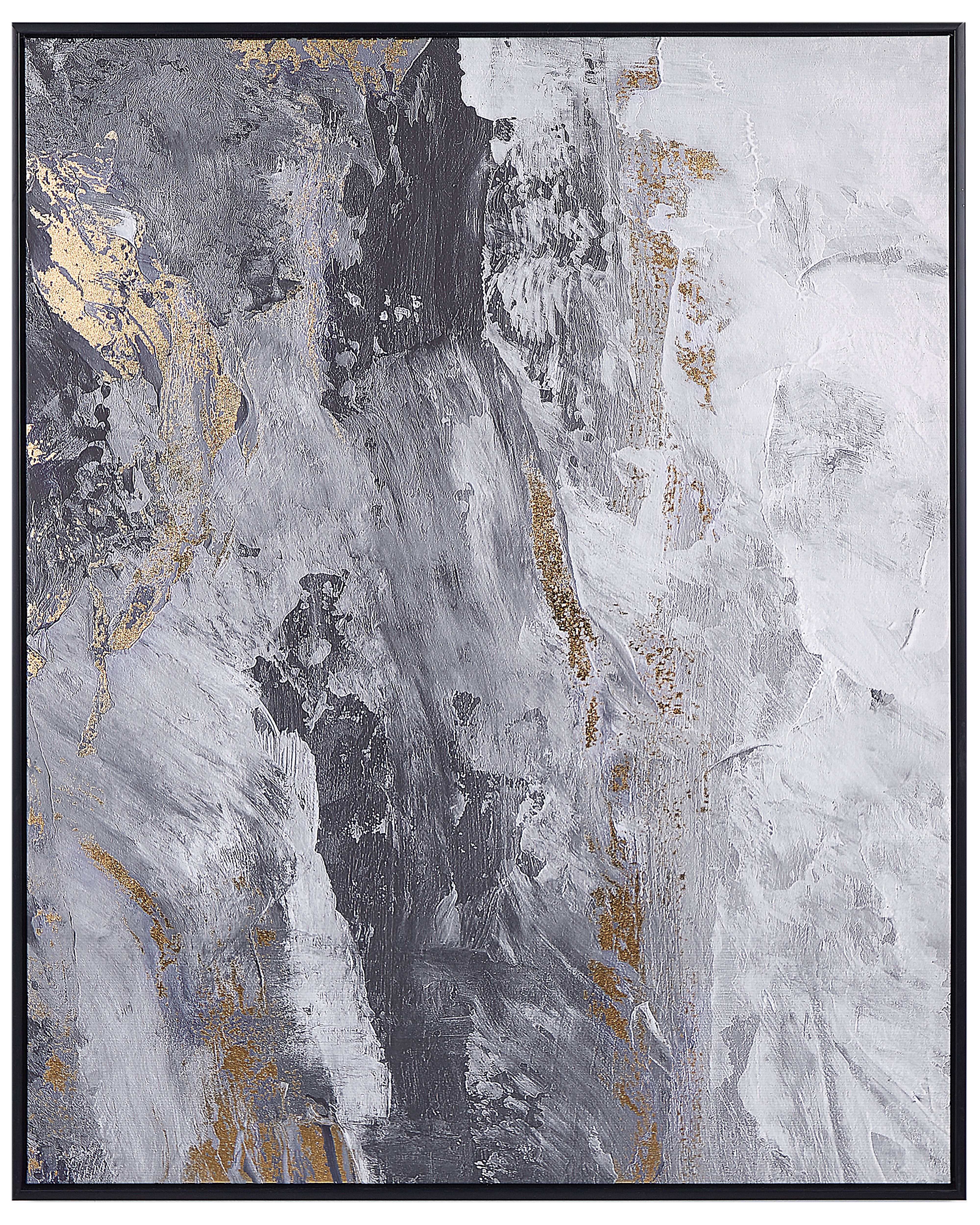 Canvas JESI Abstract Motif 83 x 103 cm Grey