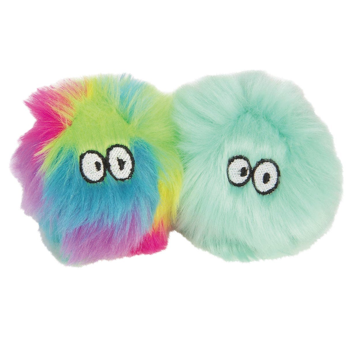 SmartyKat Fuzzy Friends Plush Catnip Ball Cat Toy (2-Pack)