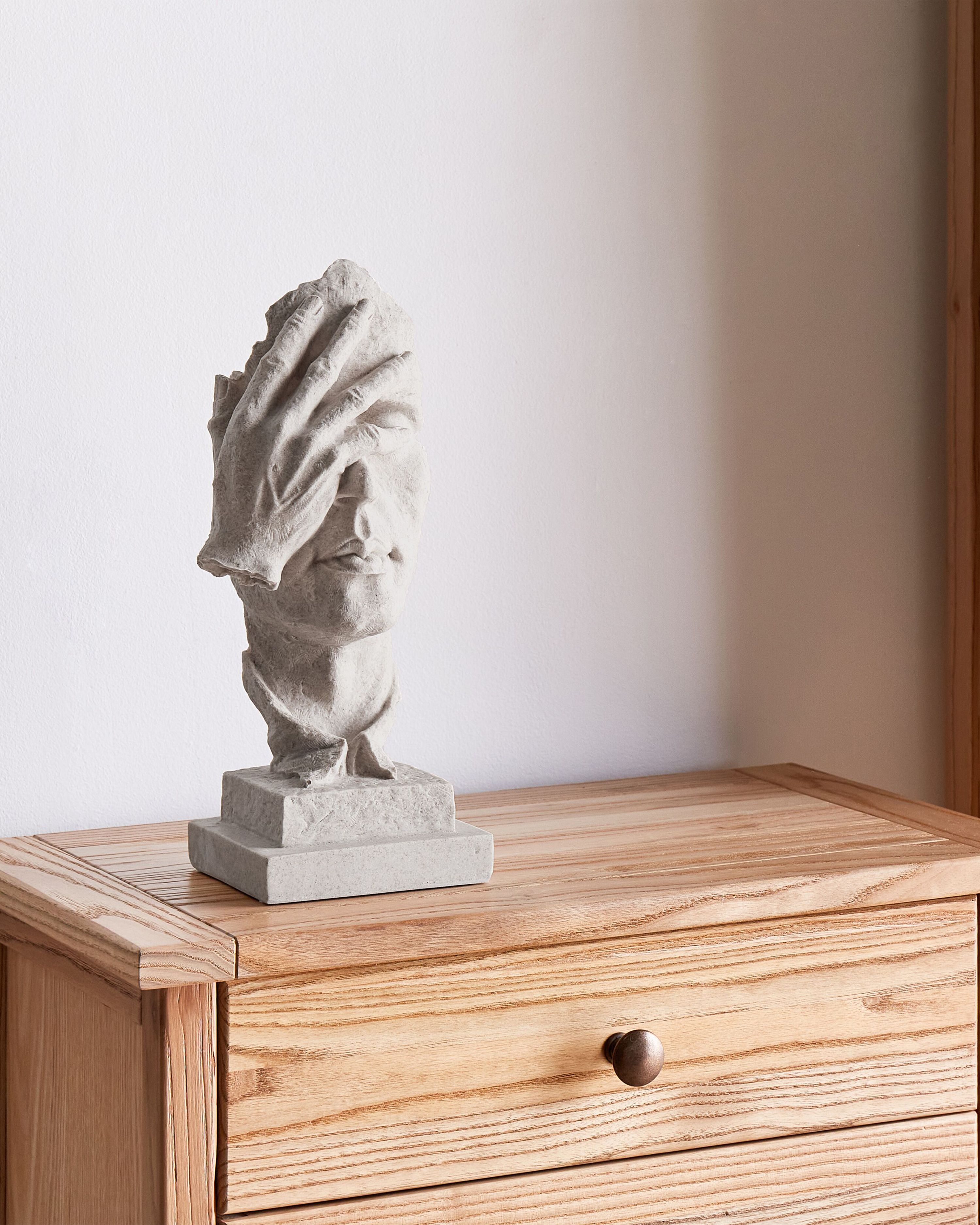 Figurine Face PUUMALA Grey