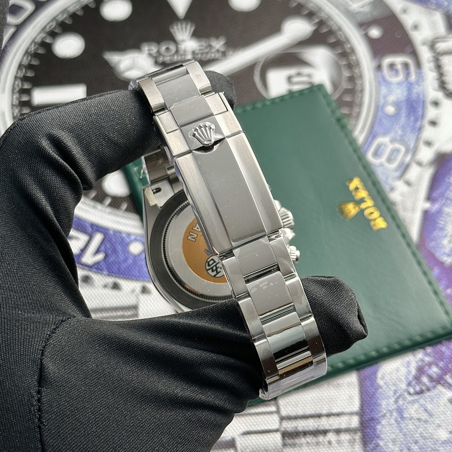 Rolex Replica 1:1 Watch Daytona 116500LN Godzilla Black Dial Clean Factory 40mm - Elite Watch Atelier