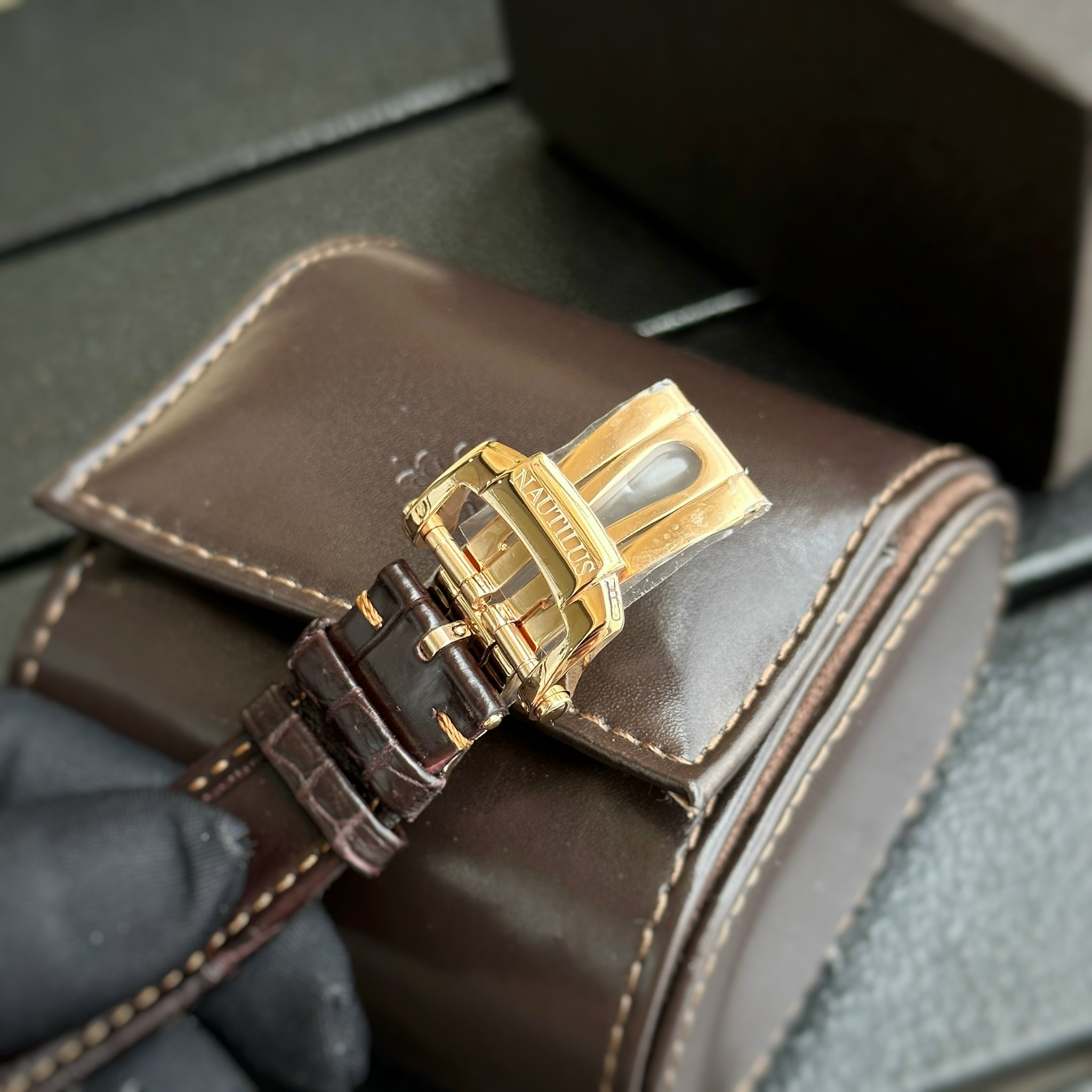 Patek Philippe Nautilus 5711 Rose Gold Grey Dial Replica 1:1 Watch Factory 3K 40mm - Top club
