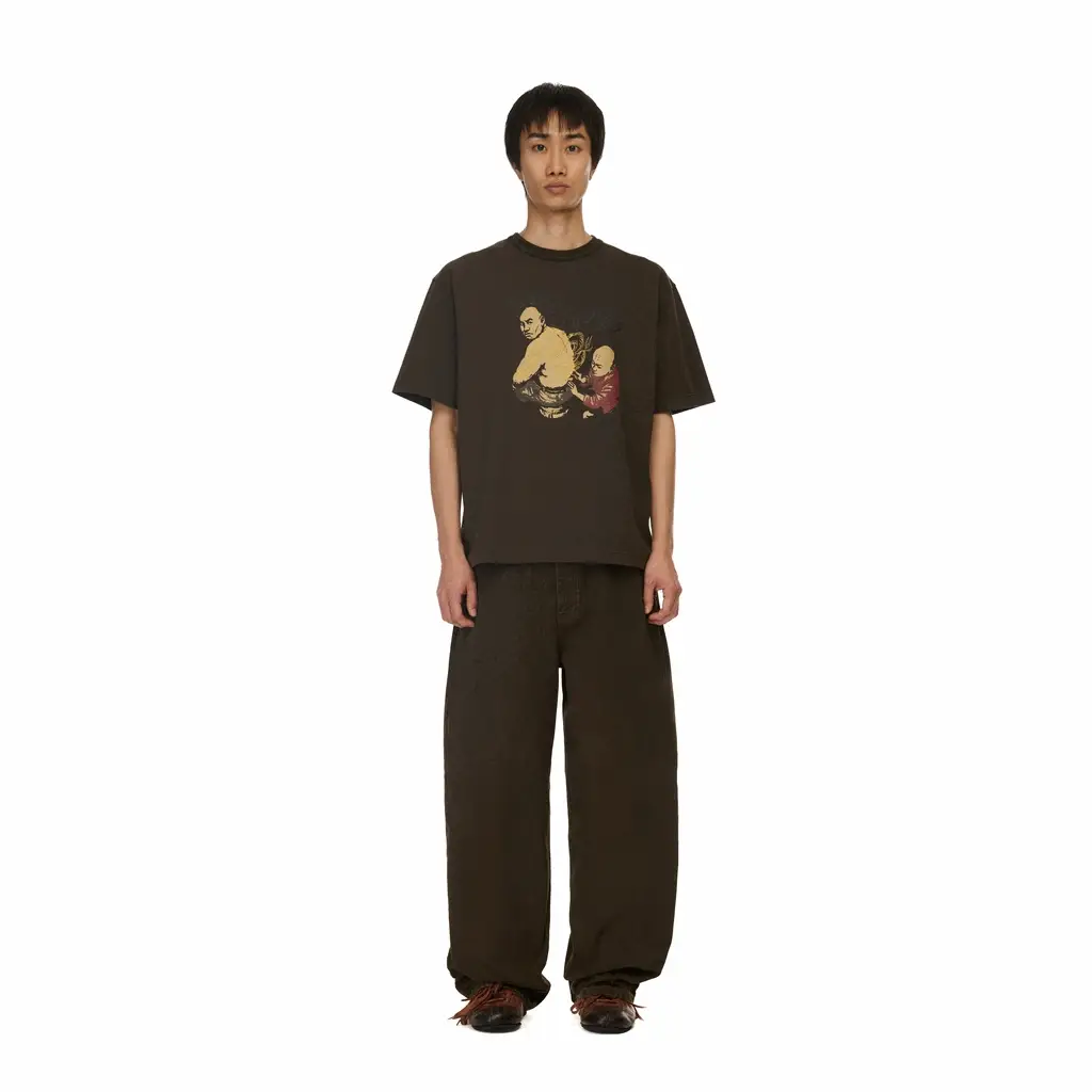 "yakuza" brown washed Denim