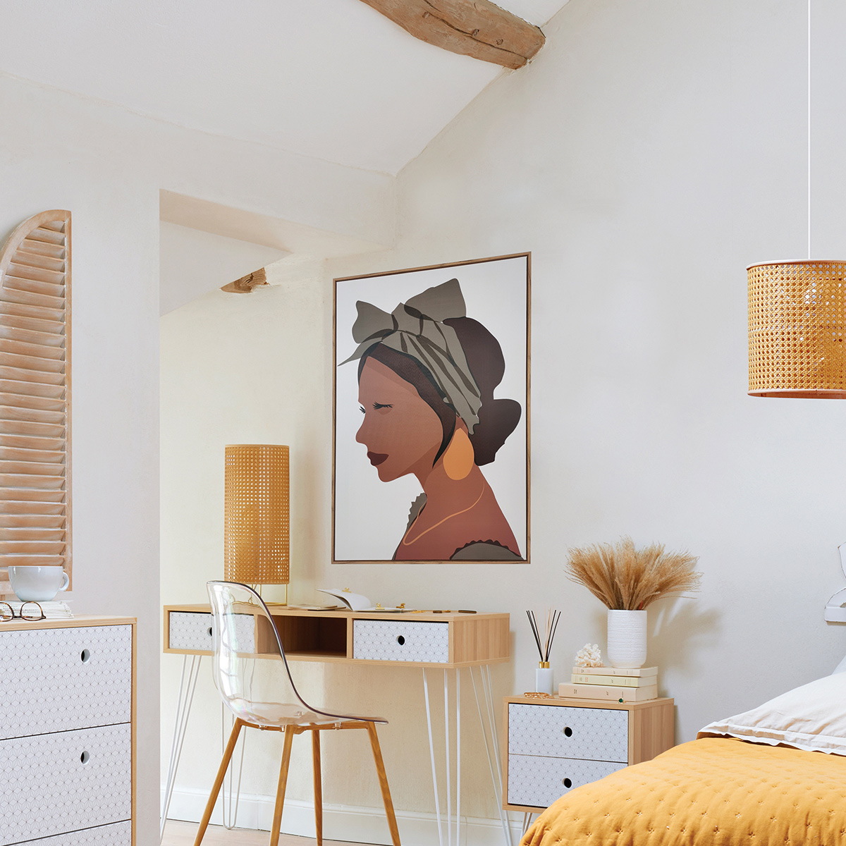 Framed canvas"Elina" 60x90 cm