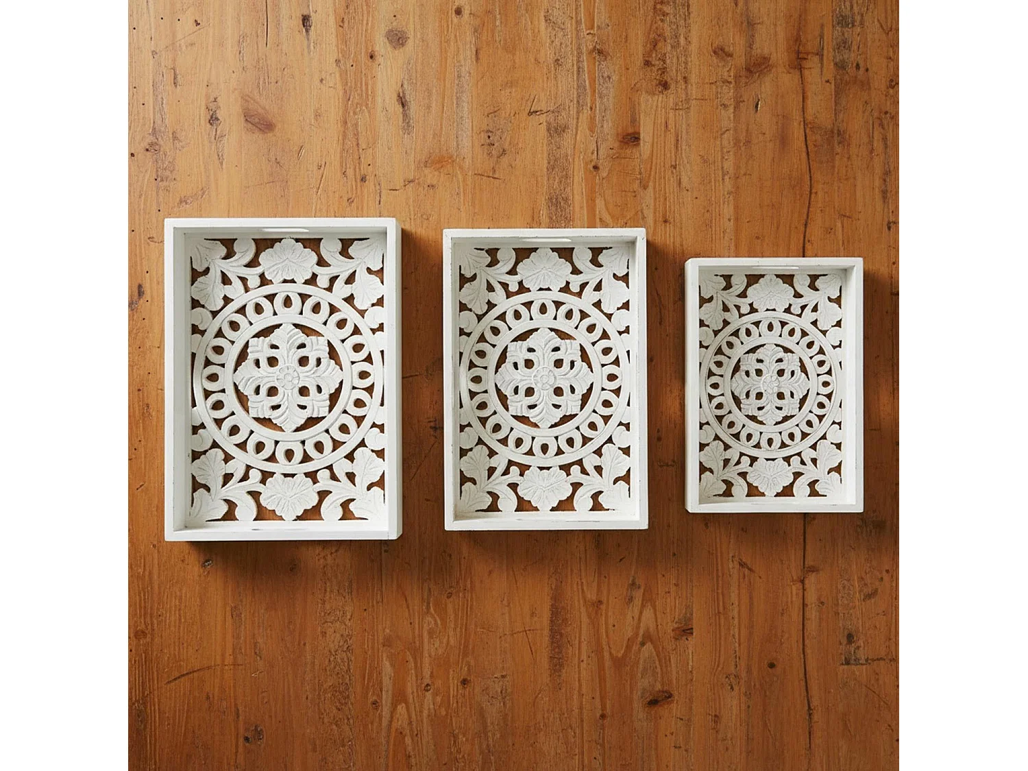 Lot de 3 Plateaux de Service 