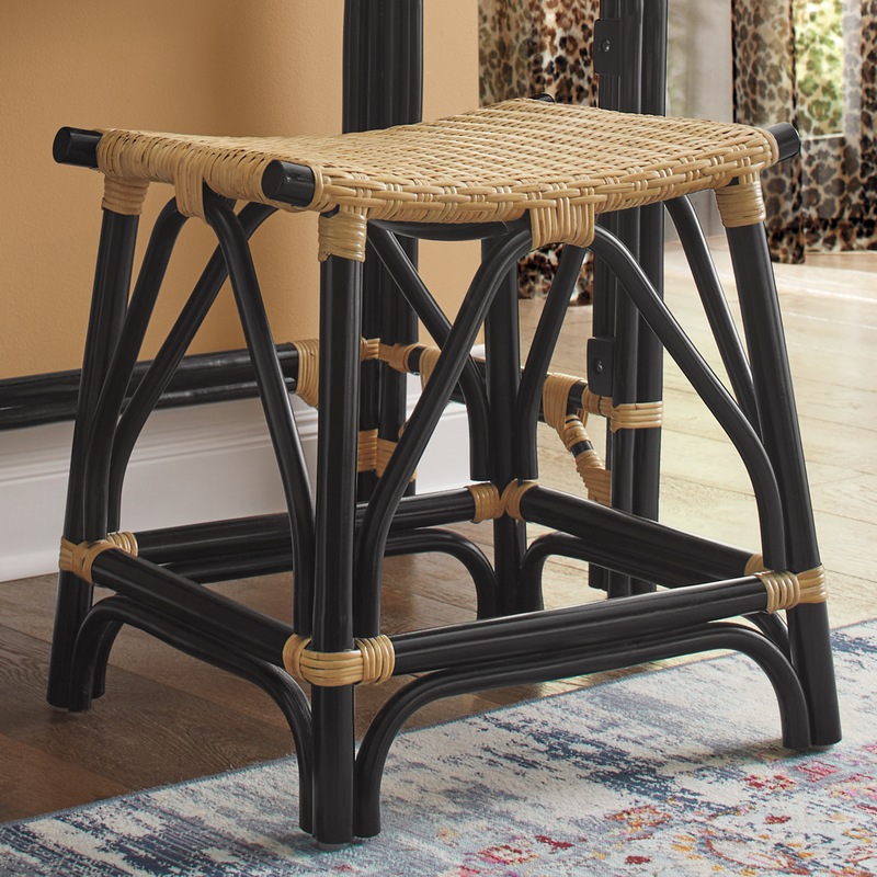 Kojo Stool - MIDNIGHT VELVET CATALOG