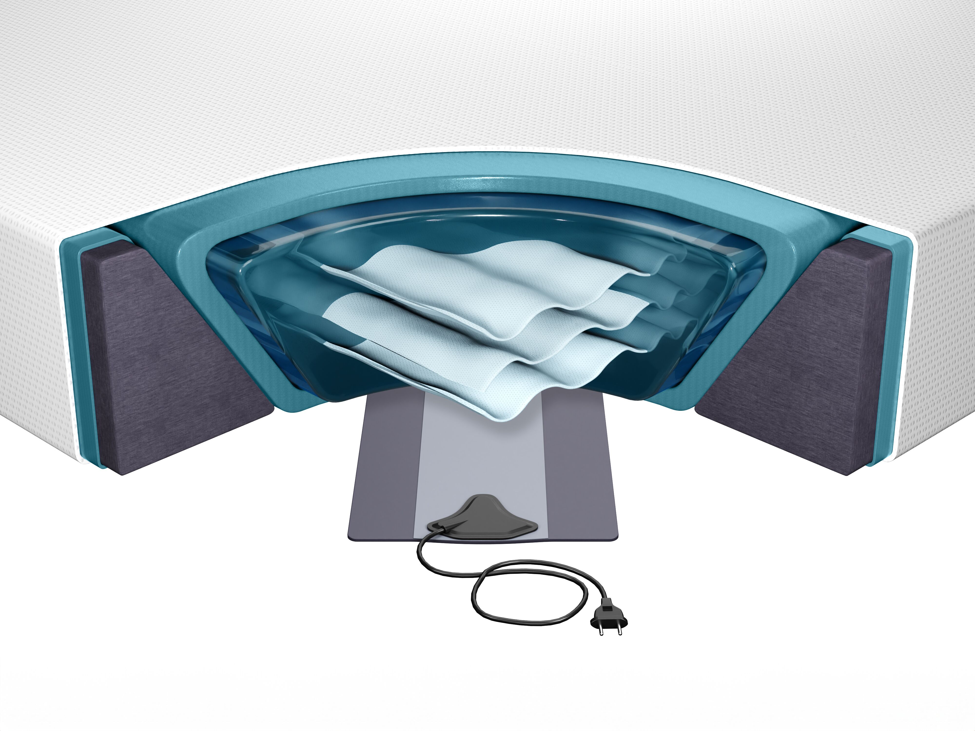 Waterbed Mattress with Accessories SOLERS 160 x 200 cm (EU King Size)
