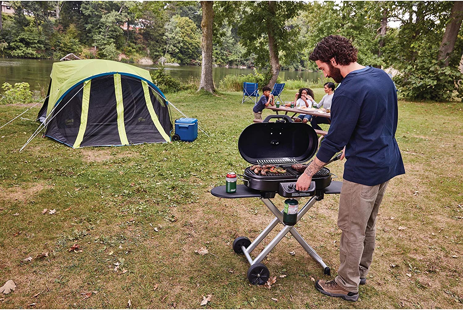 Coleman RoadTrip 285 Portable Stand-Up Propane Grill, Black - 2000033052 - Image 17 Coleman RoadTrip 285 Portable Stand-Up Propane Grill, Black - 2000033052 - Image 17