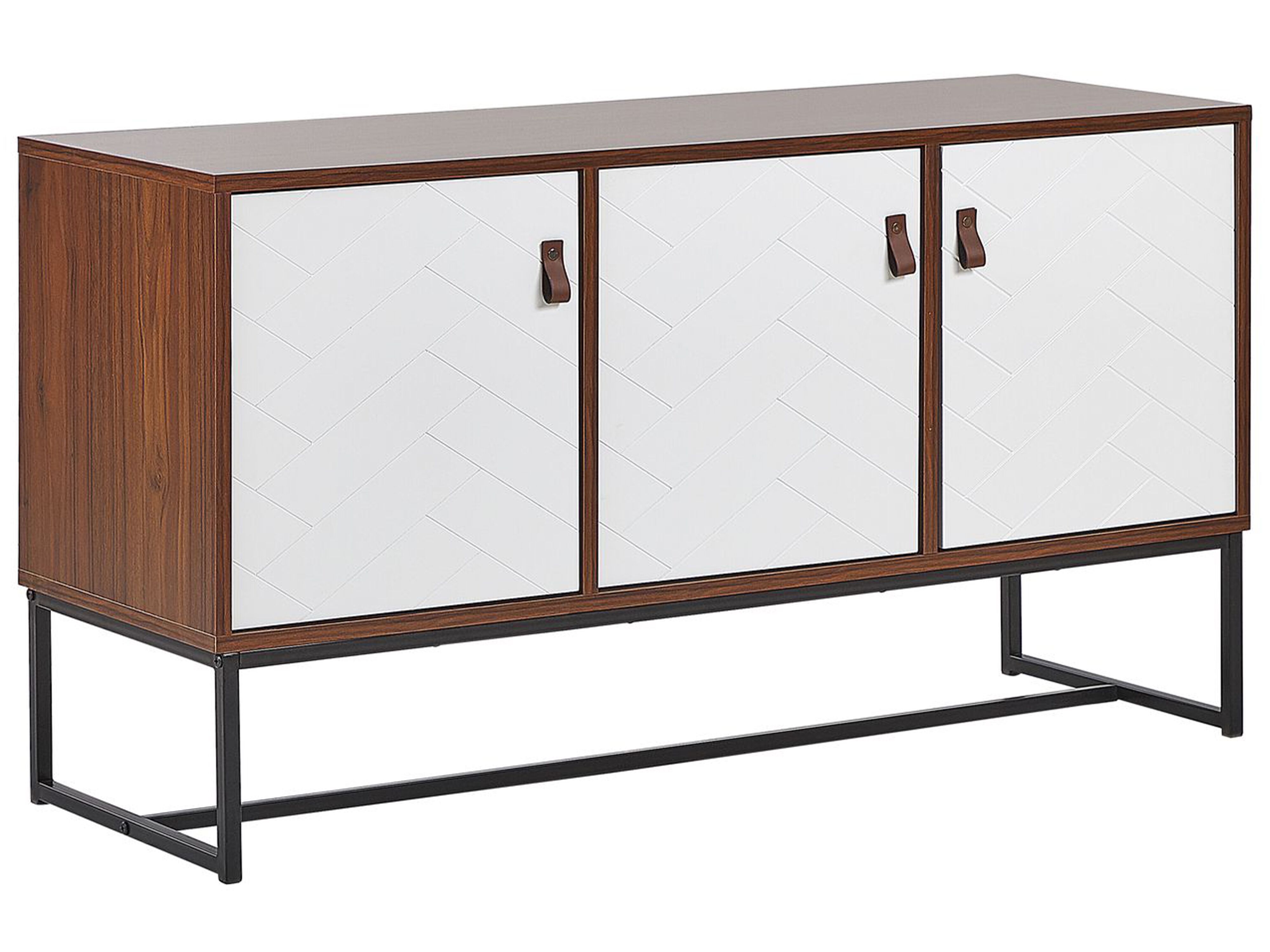 Cabinet NUEVA Dark Brown/ White